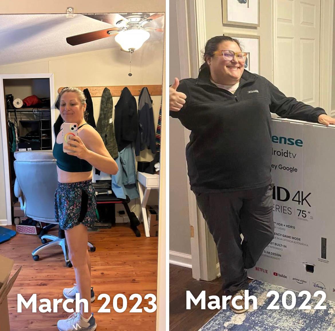 F/34/5’4 [232lbs>140lbs=96 lbs] (12 months) Rapid weight loss after