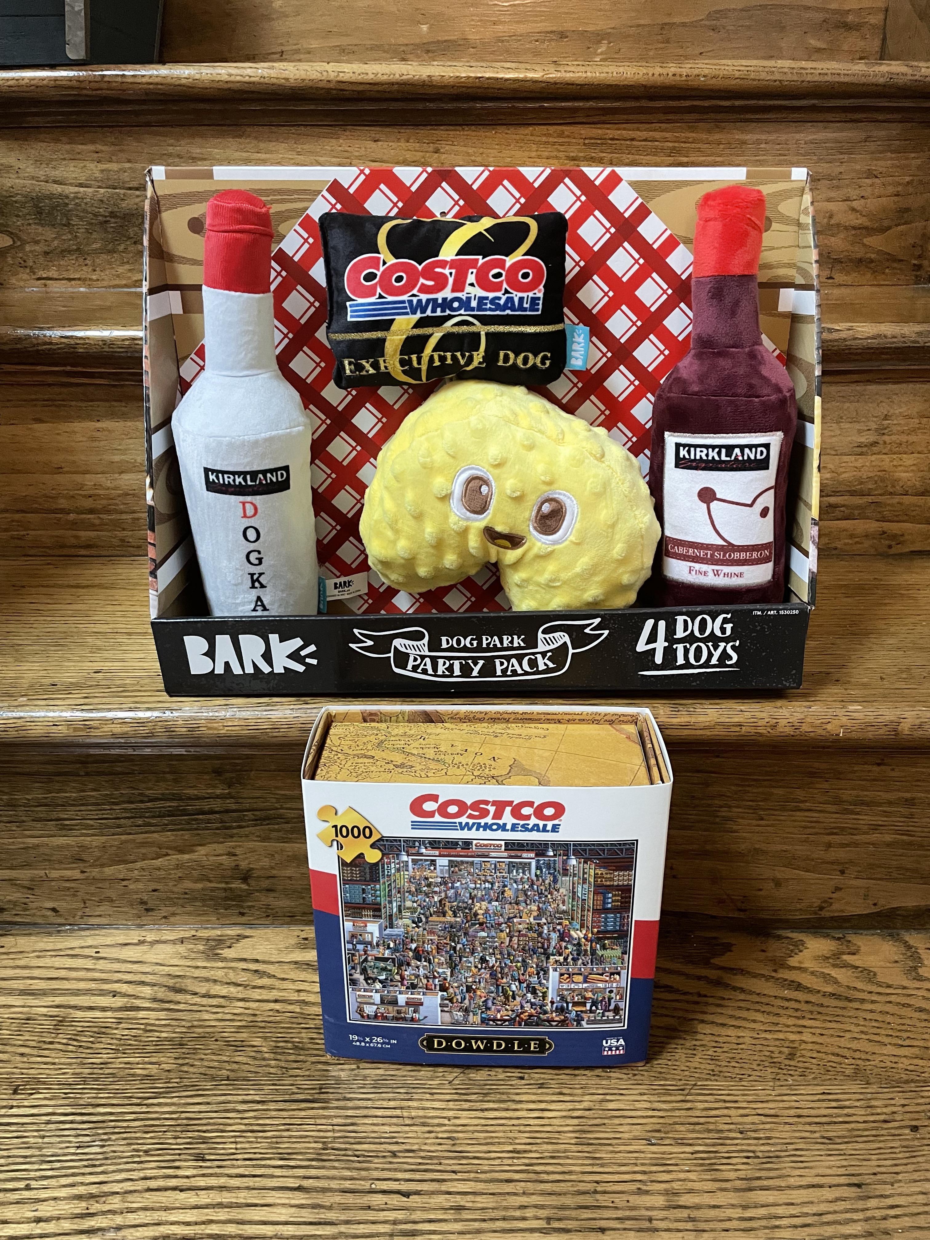 Husband did a run for “one thing” and ended up scoring both the dog toy pack AND the famed