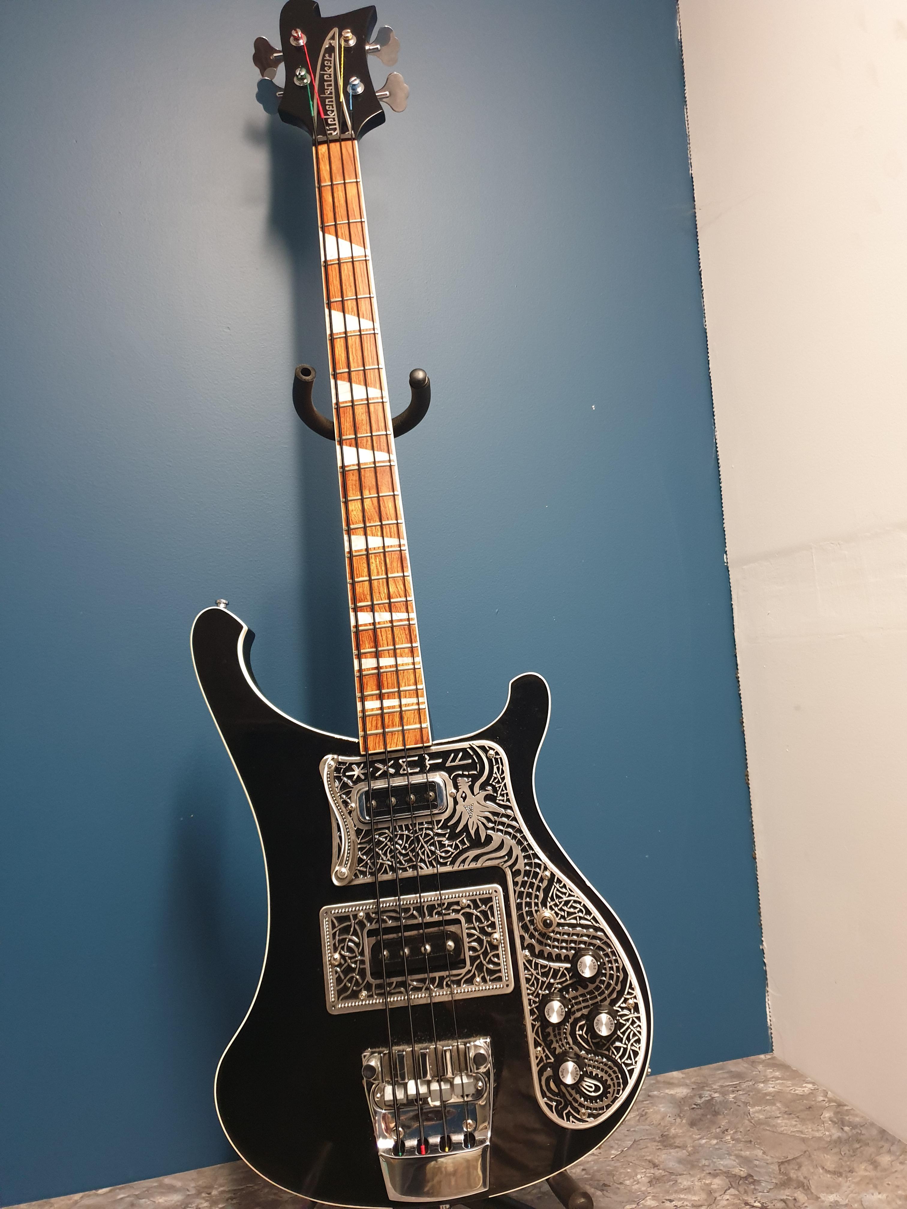 New custom Pickguard made for my Rick 4003!. what do you