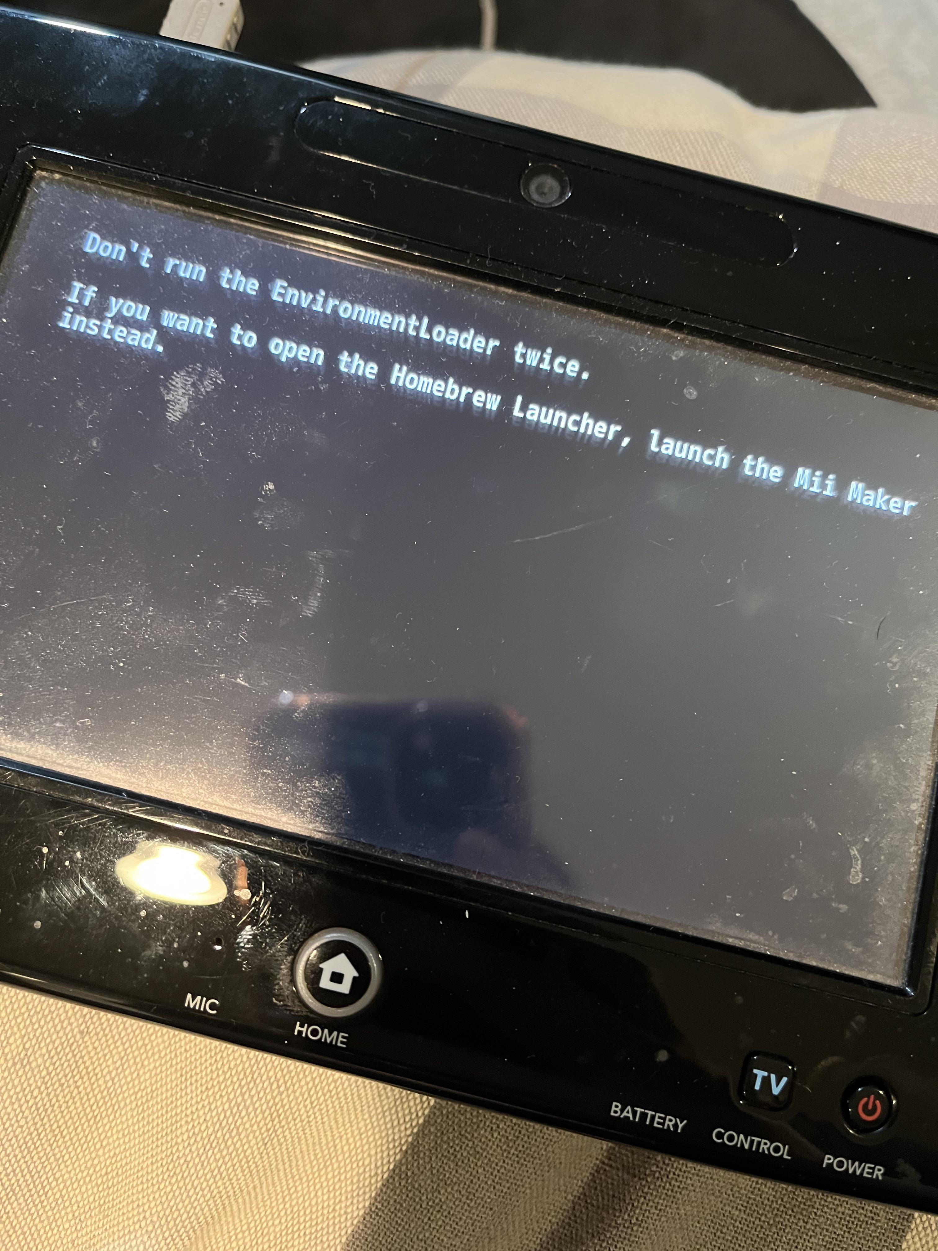 Why does this show up when I load homebrew : r/NintendoHomebrew