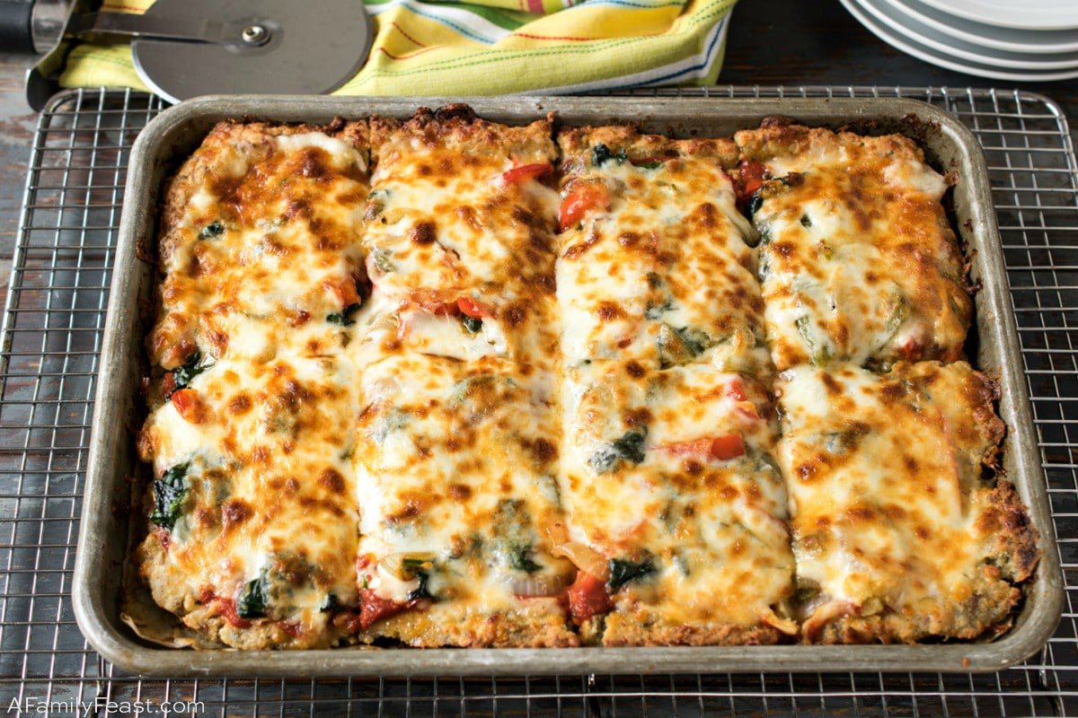Keto Sheet Pan Pizza r/ketorecipes