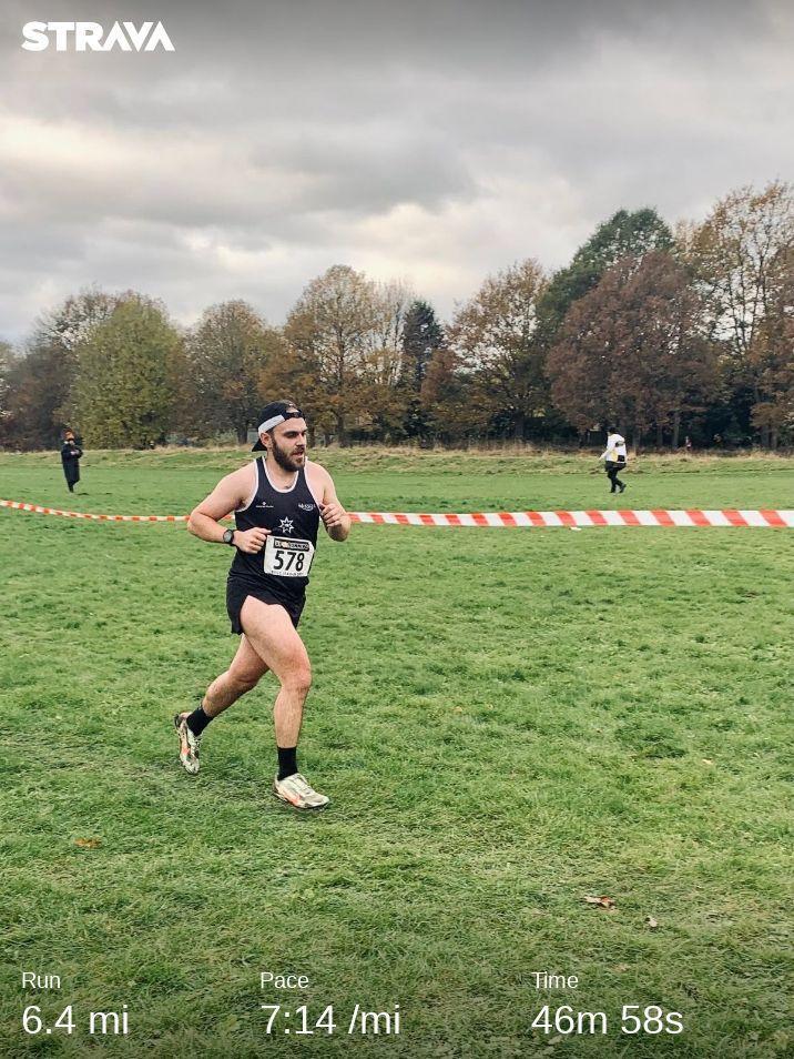 First XC season as a 33yr old new dad. Not that fastest but making