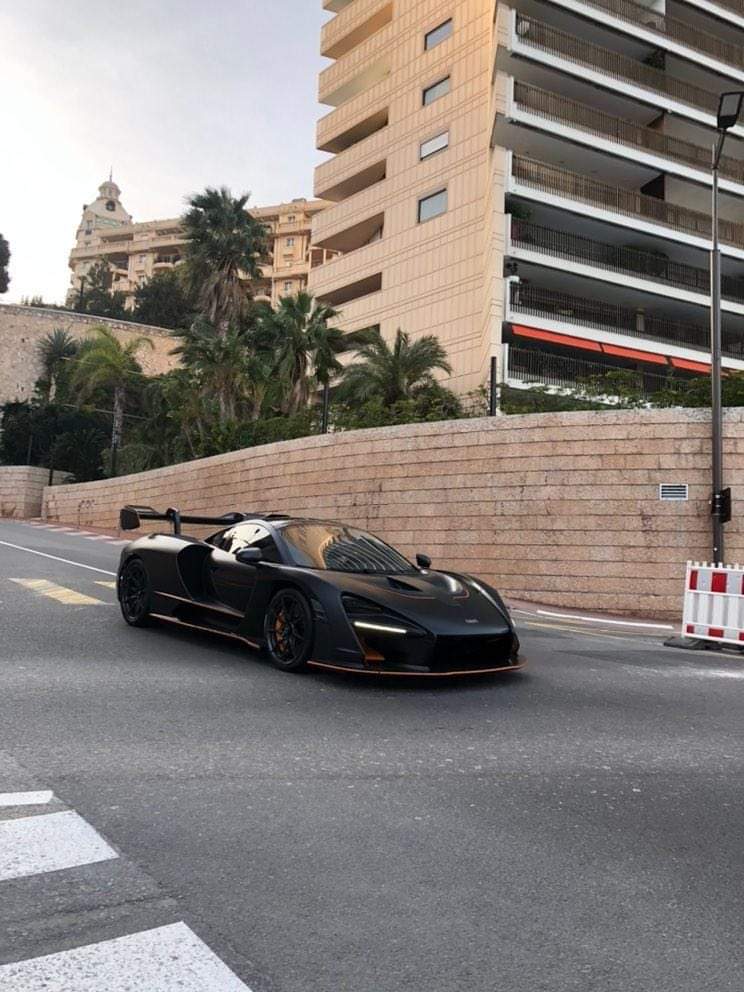 Spotted a matte black [McLaren Senna] in Monaco r/spotted