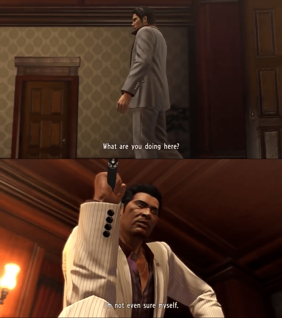 This pretty much sums up the whole Yakuza 5 yakuzagames
