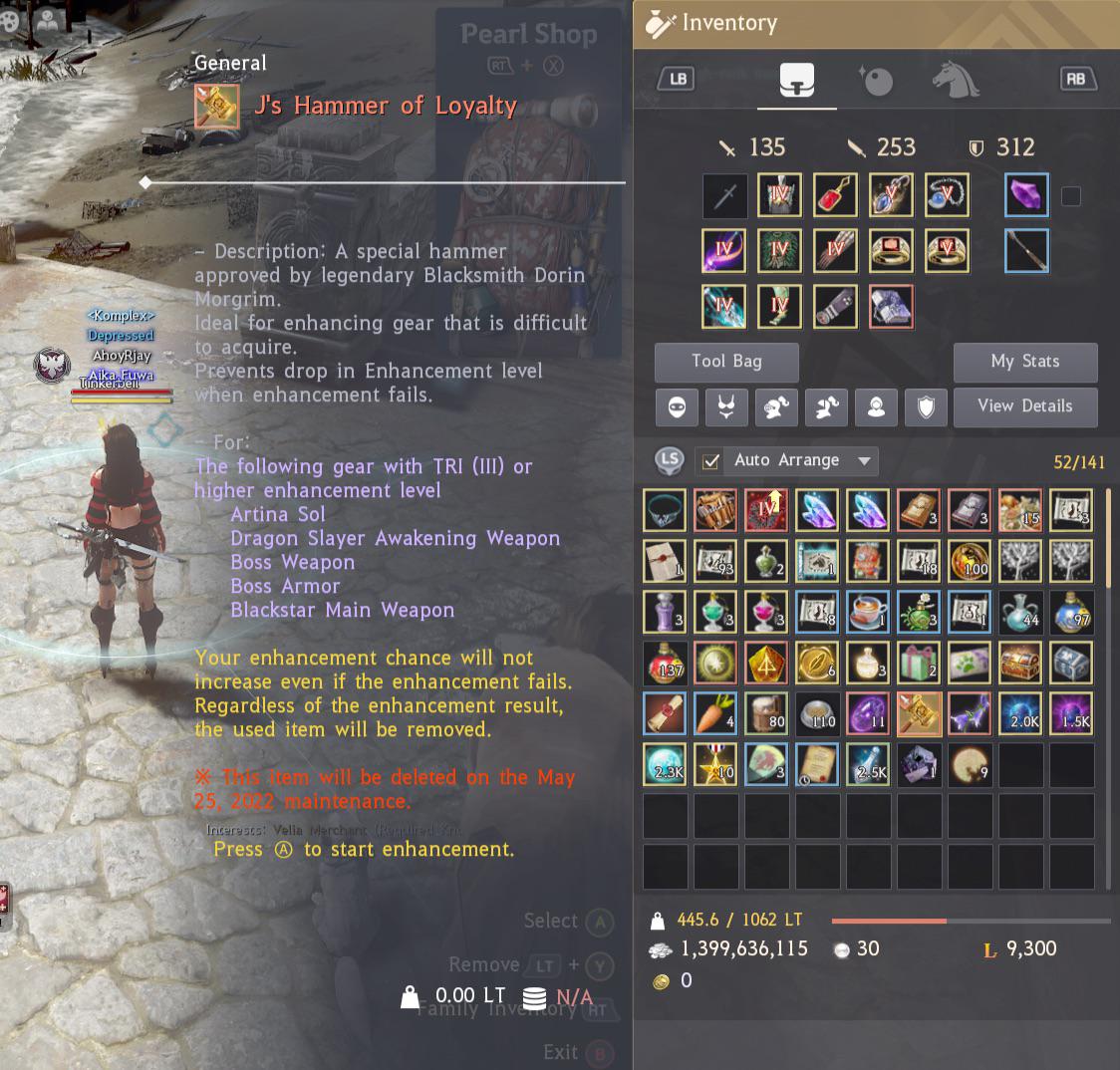 When does the J’s hammer expire?? r/playblackdesert