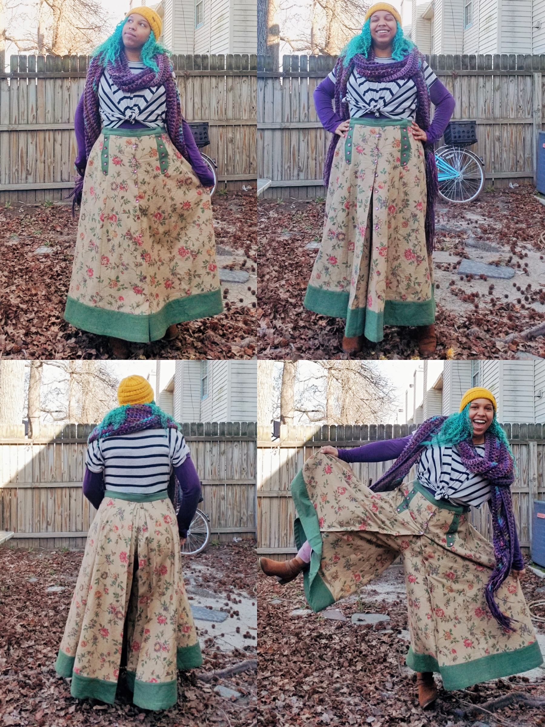 Made the ULTIMATE pair of culottes from a 1901 sewing pattern. [Truly