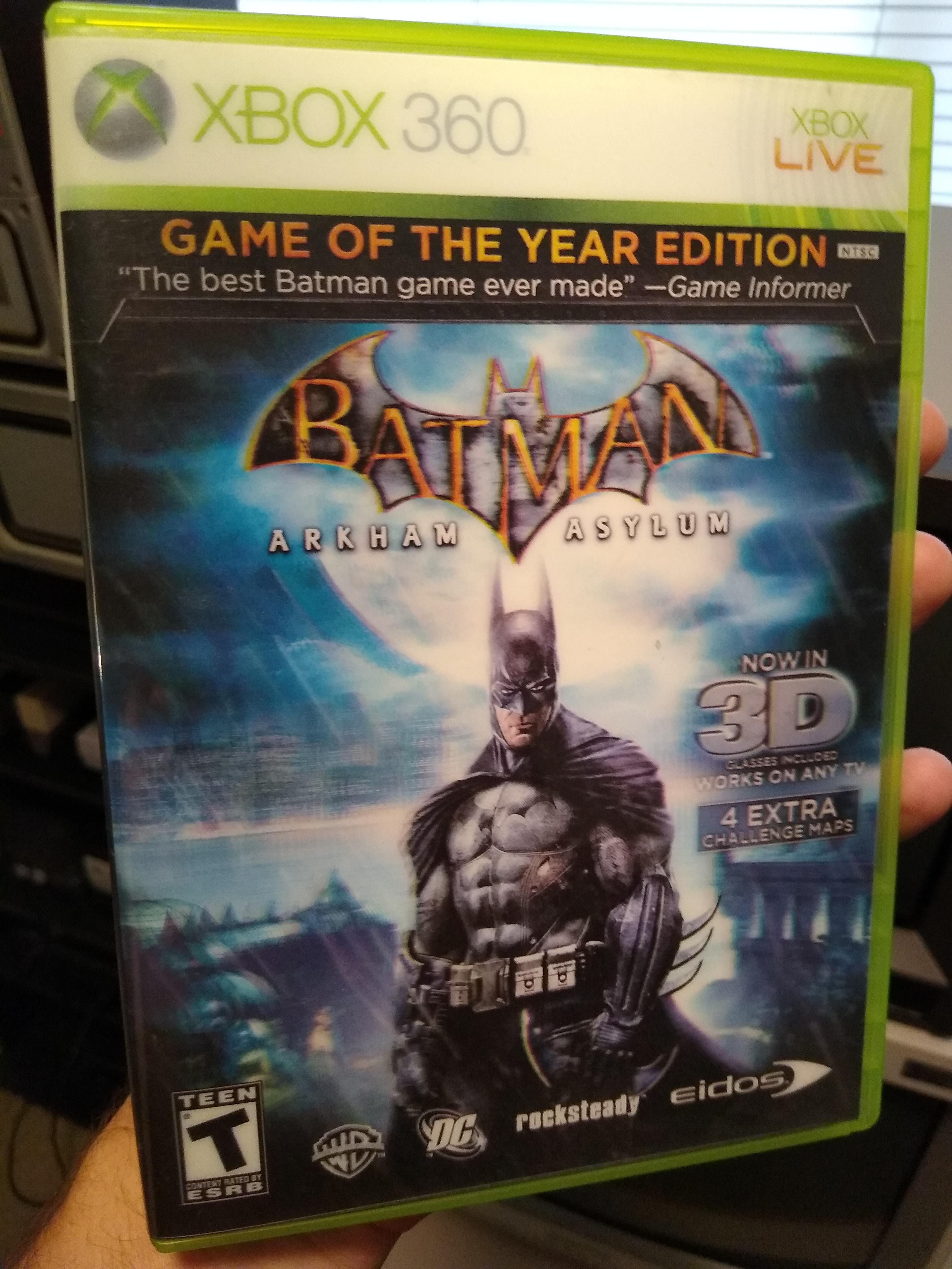 Arkham Asylum’s stereoscopic 3D cover art is still fire 12 years later