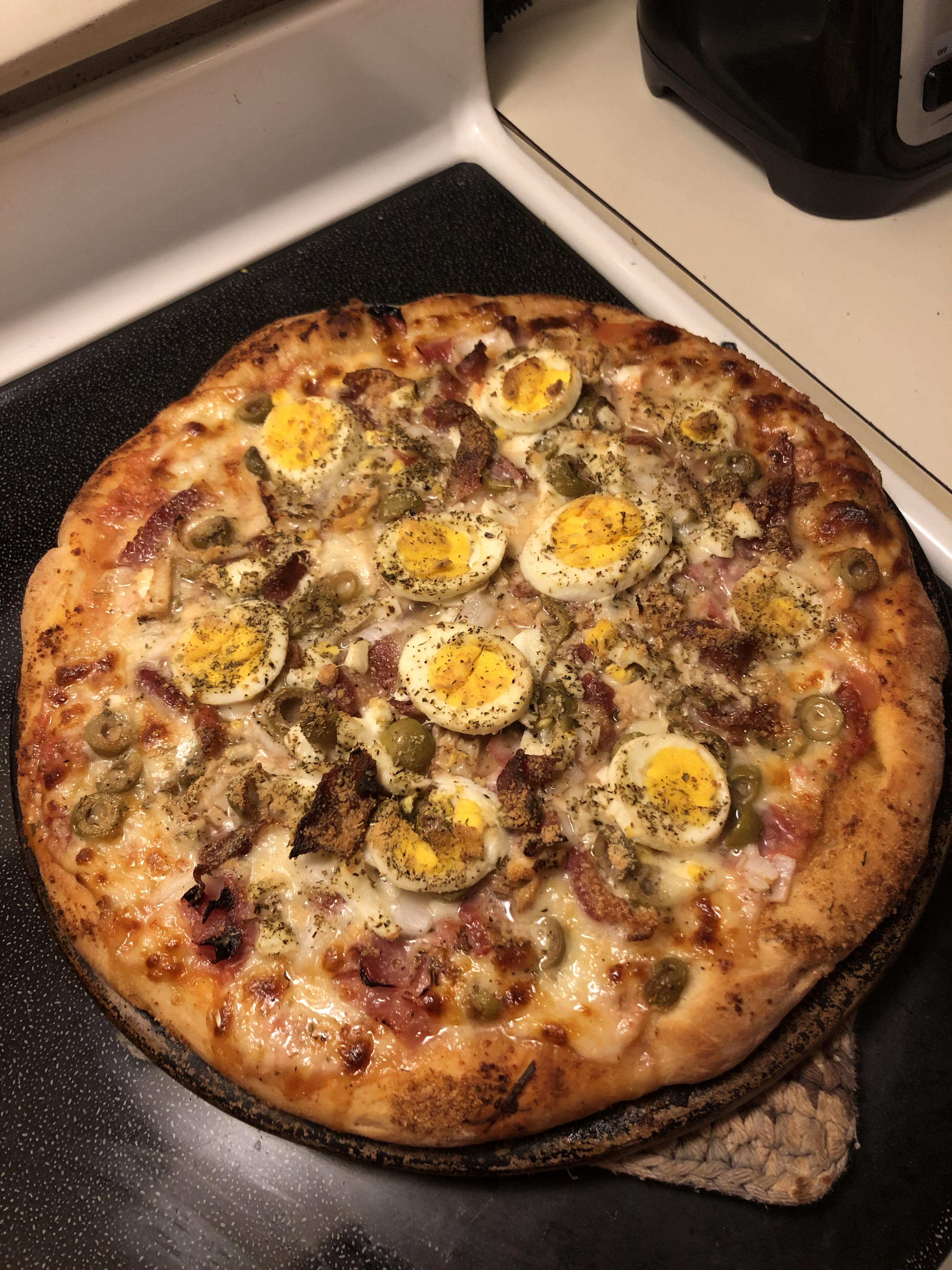 [Homemade] Portuguese Pizza r/food