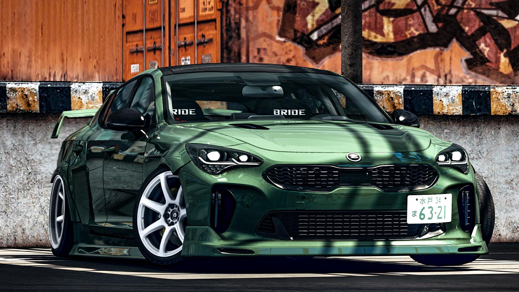 Damn i love this custom Kia Stinger! assettocorsa