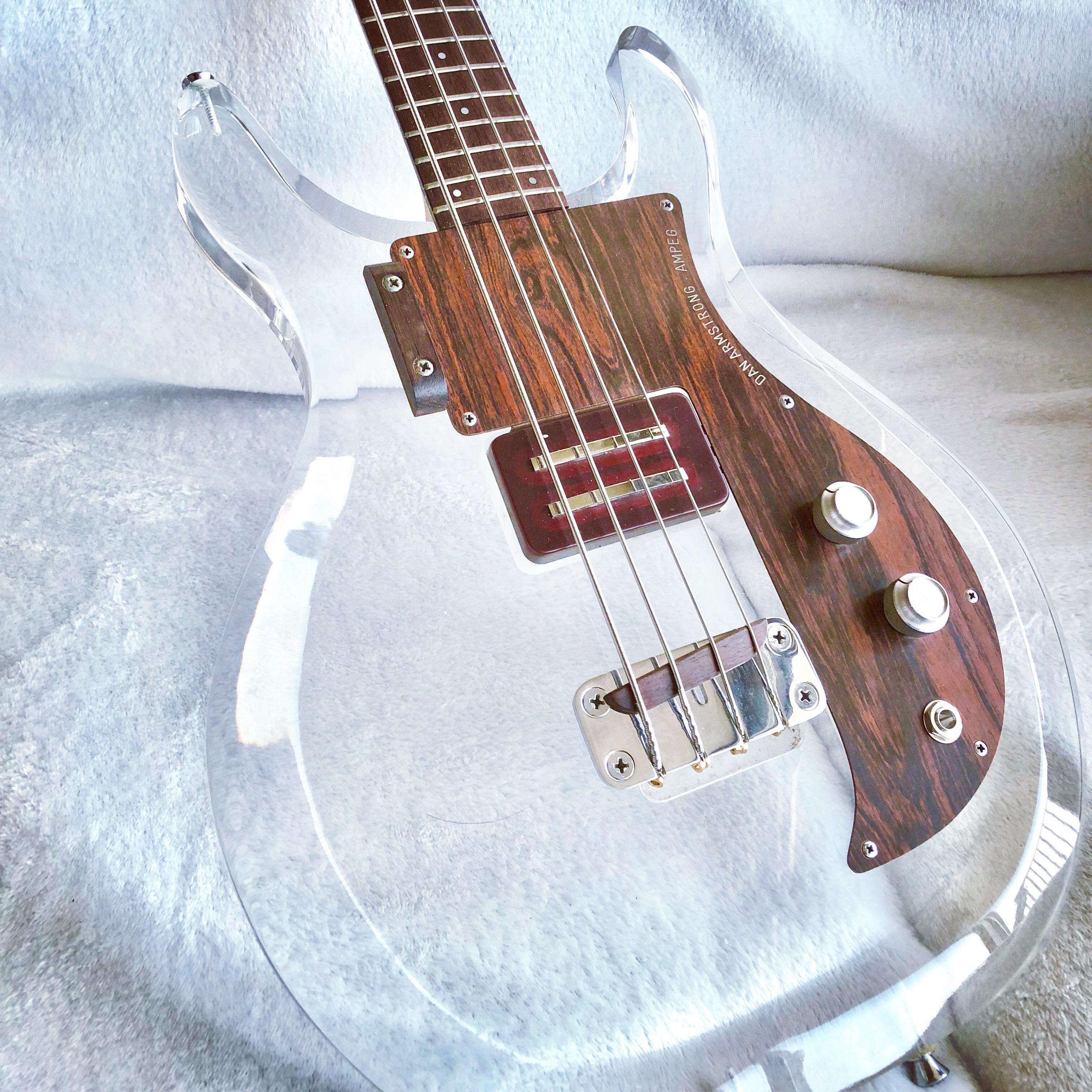 1970 Dan Armstrong Bass with the same custom Kent Armstrong pickup