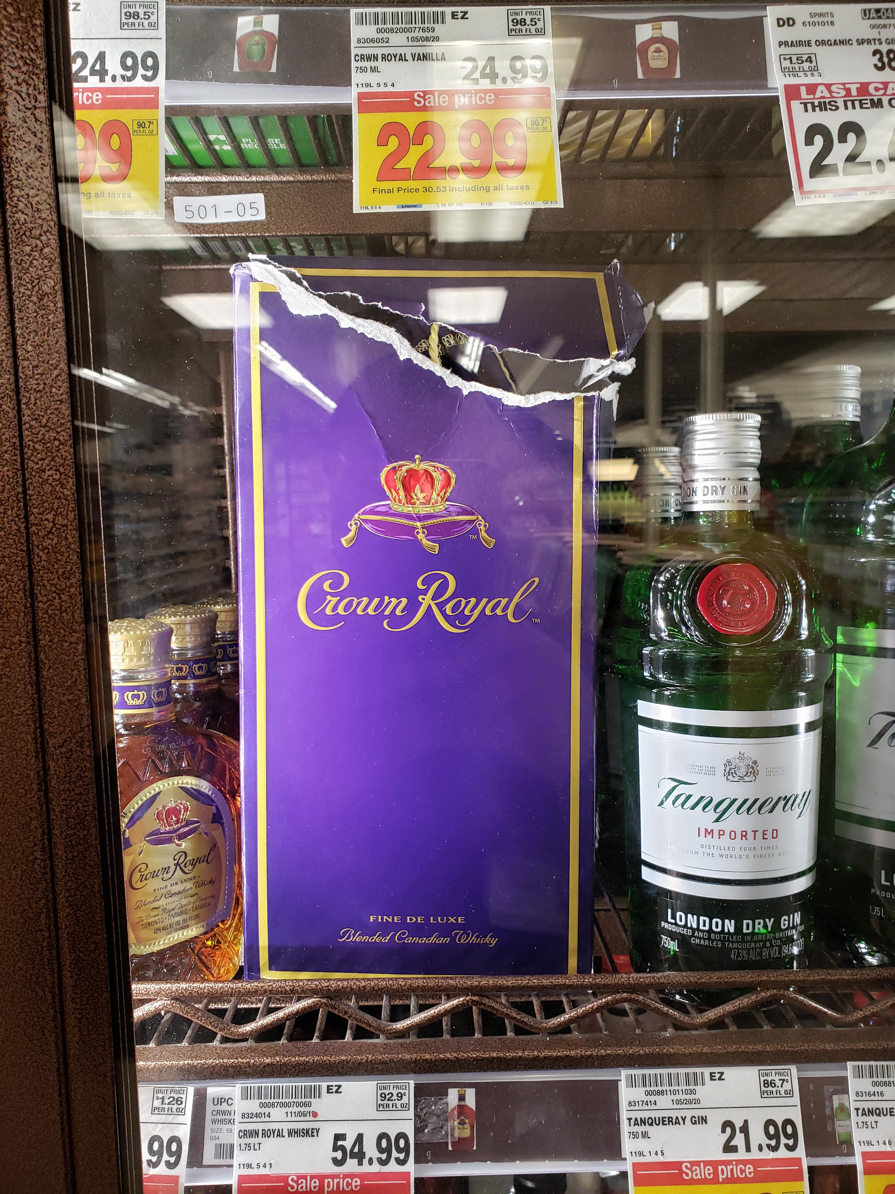 We store our expensive liquors in only the finest of recepticles! r