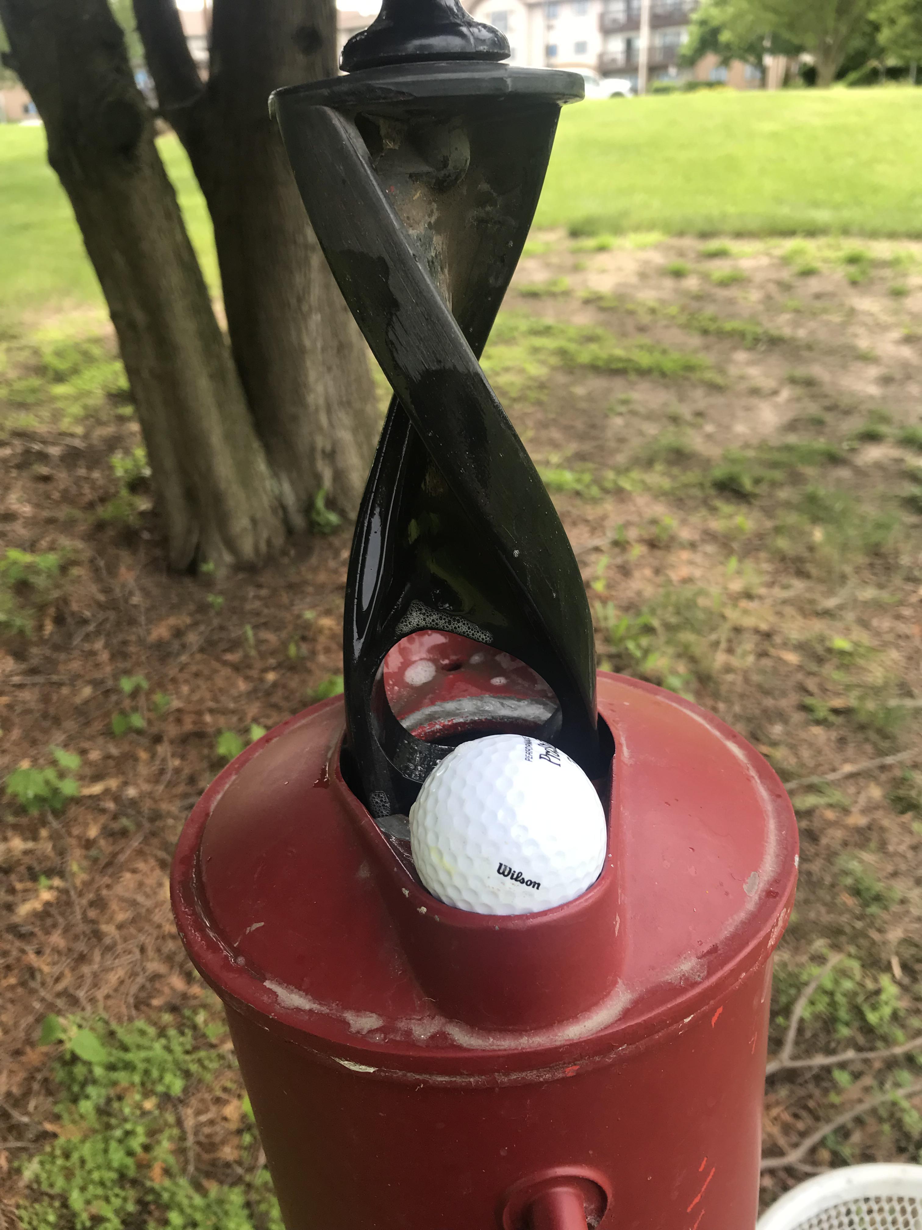 For those of you who don’t golf, golf ball washers do exist r