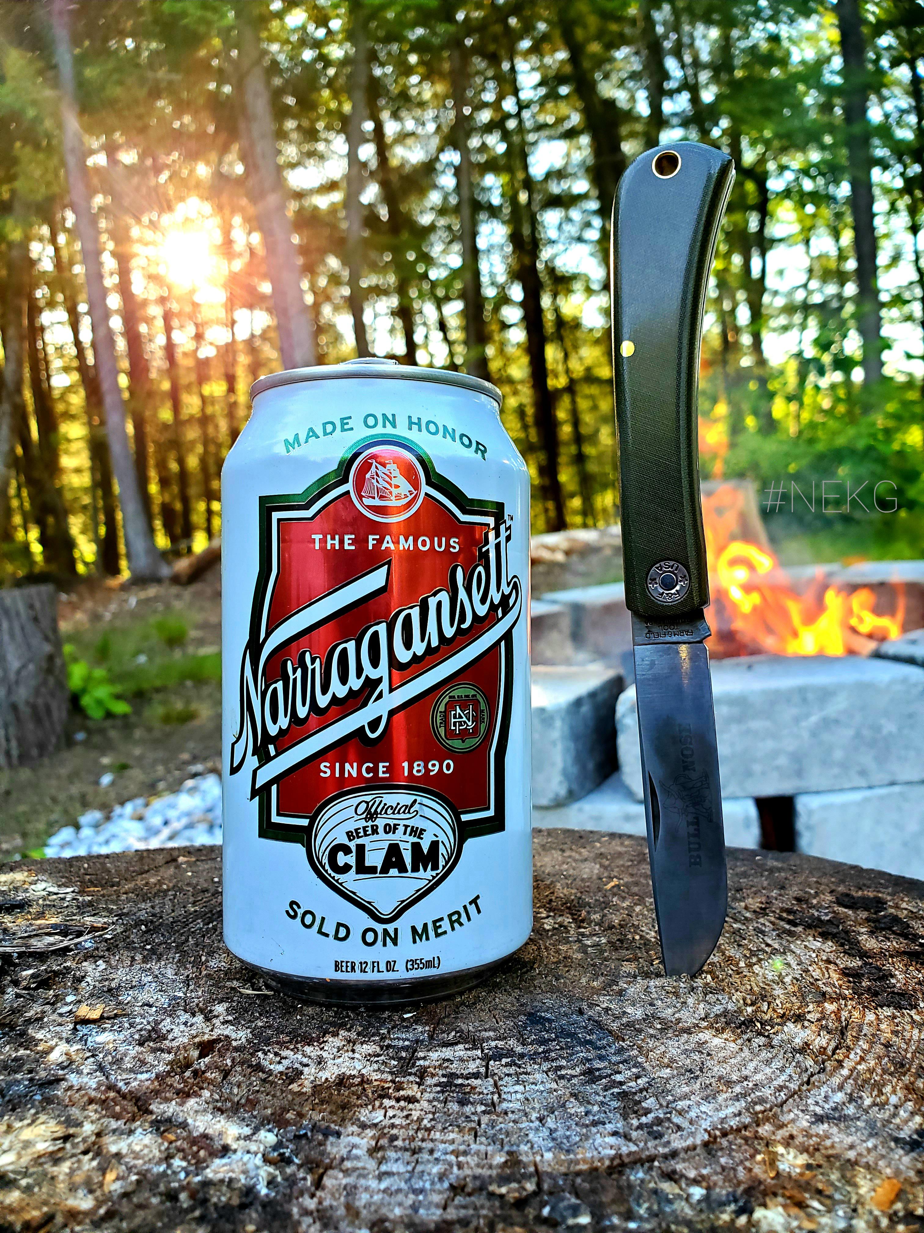 Here's to long days, cool nights, good cheap beer, and sharp knives