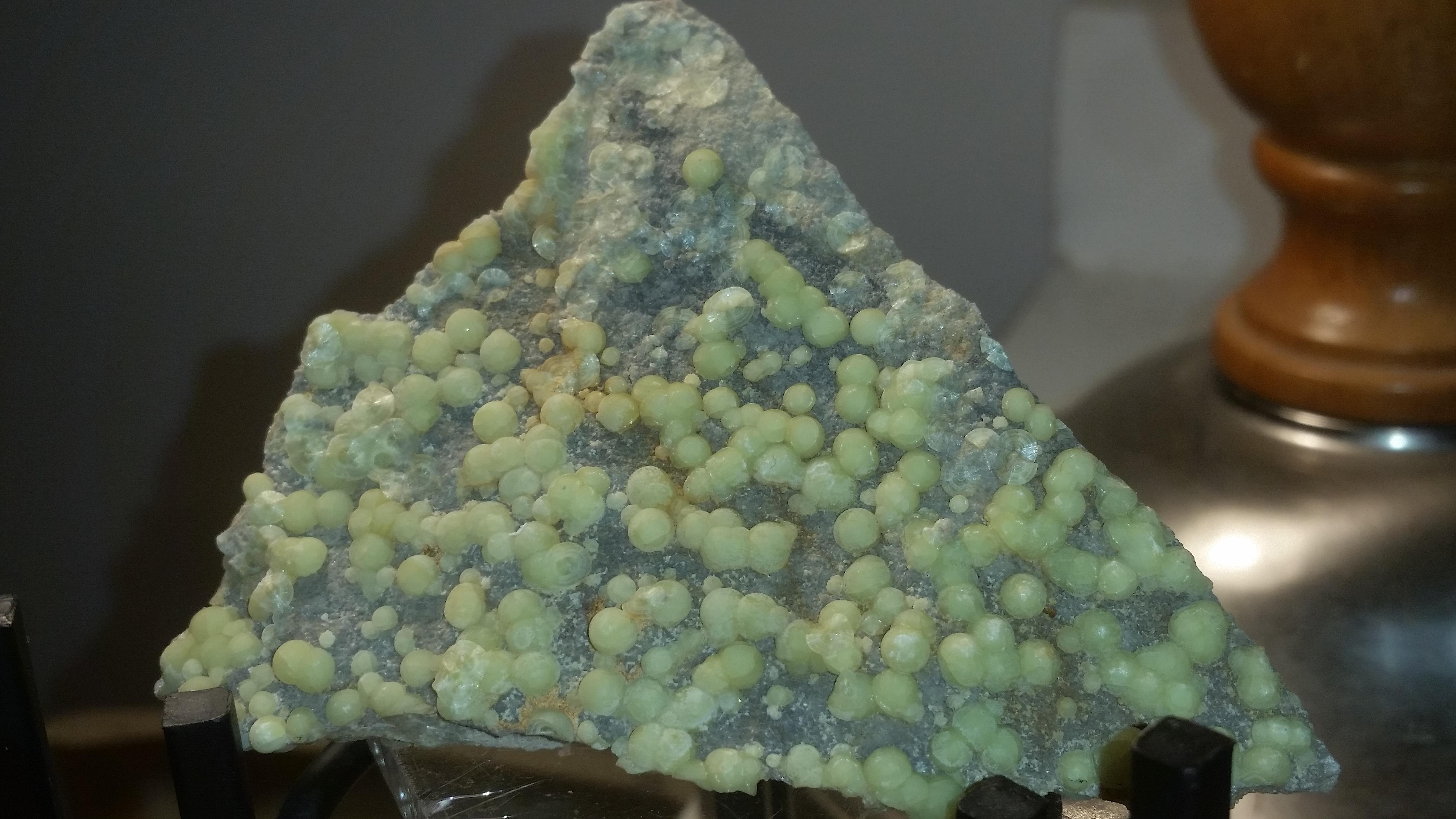 Wavellite. National Limestone Quarry, Lime ridge Mount Pleasant Mills