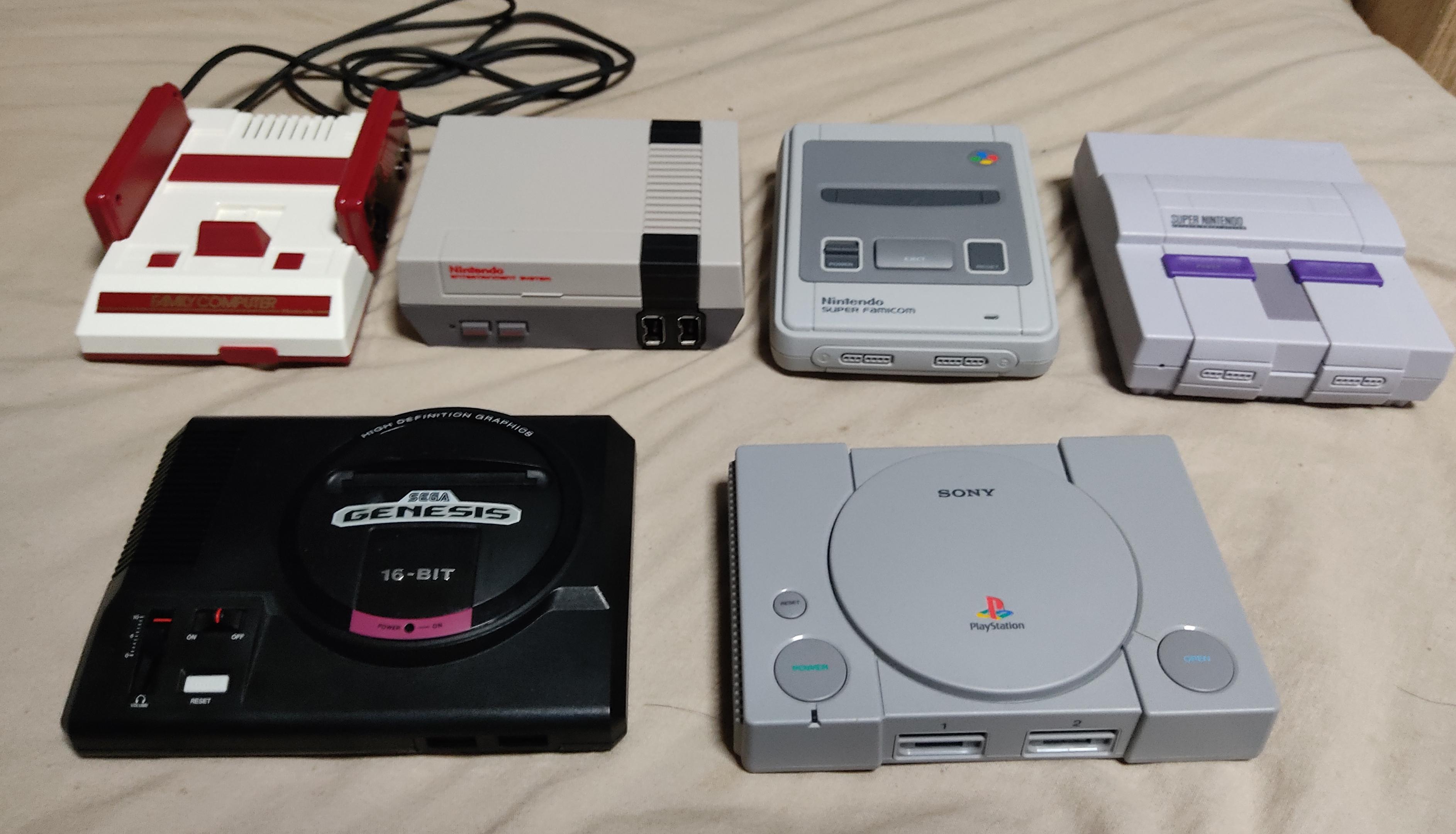 As a late 80s kid, these are the games consoles I grew up playing. Finally I have completed "My