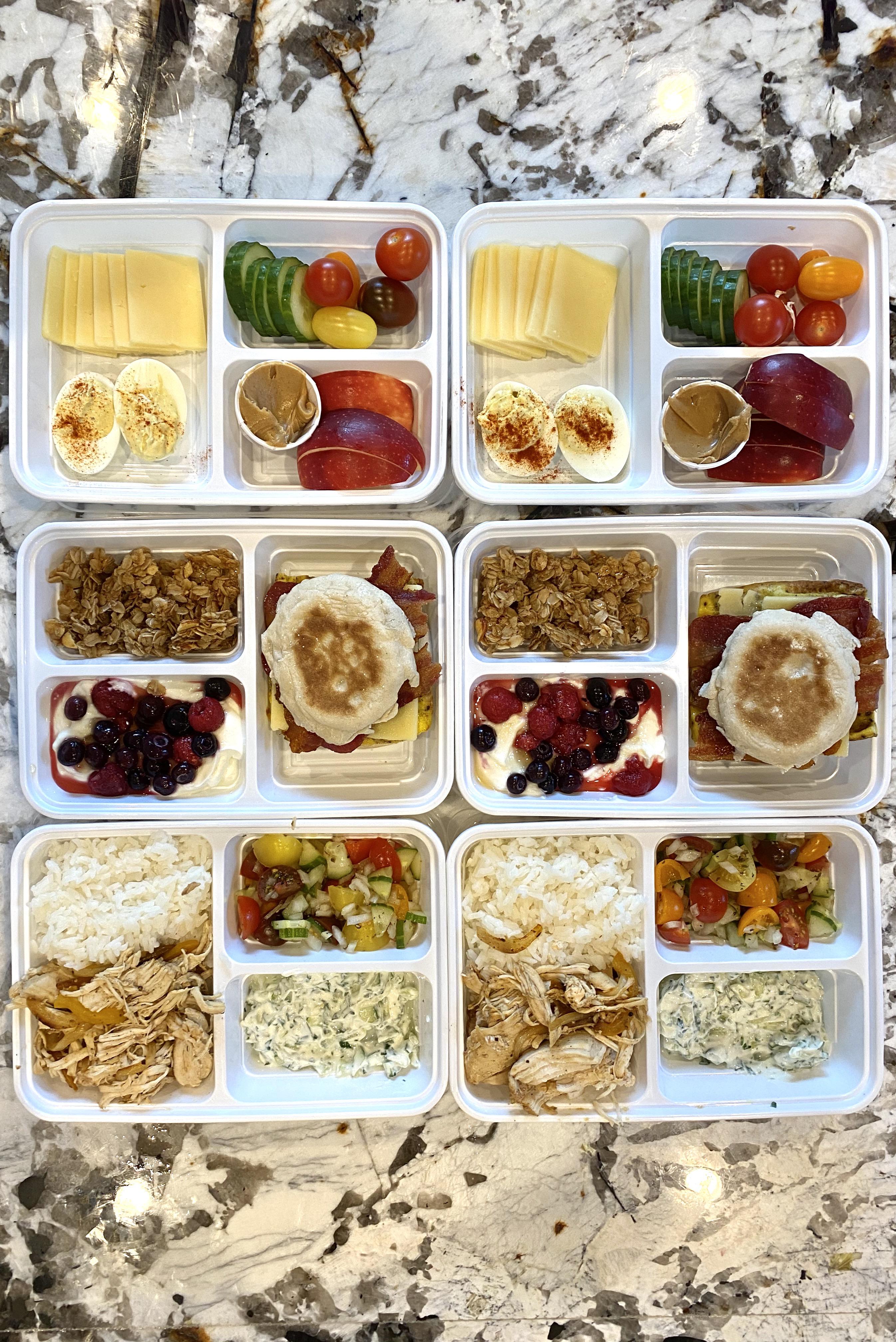 Another set of meals for the athlete I cook for! r/MealPrepSunday