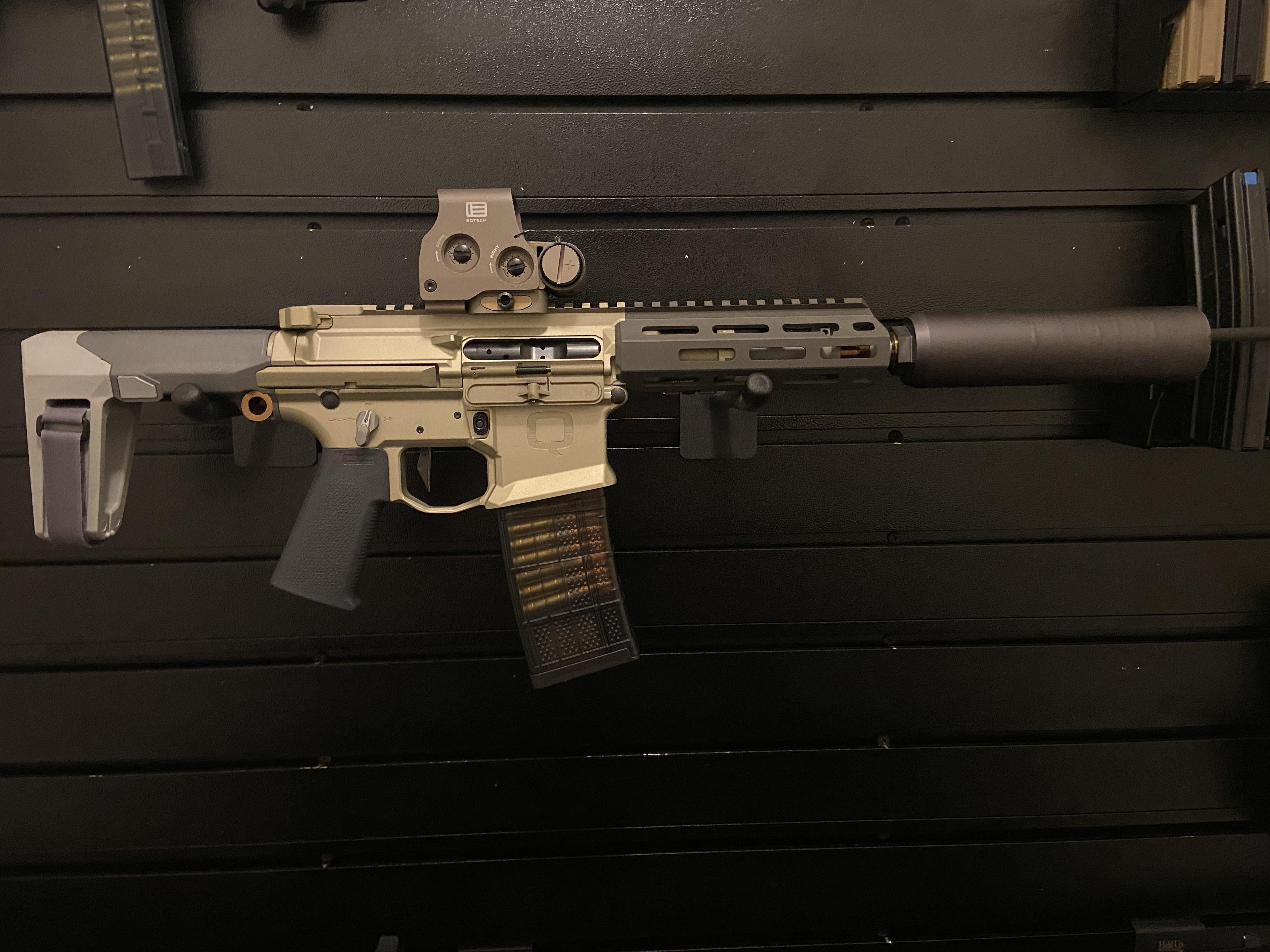 Q Honey Badger Pistol with Q Trash Panda Suppressor. r/GunPorn