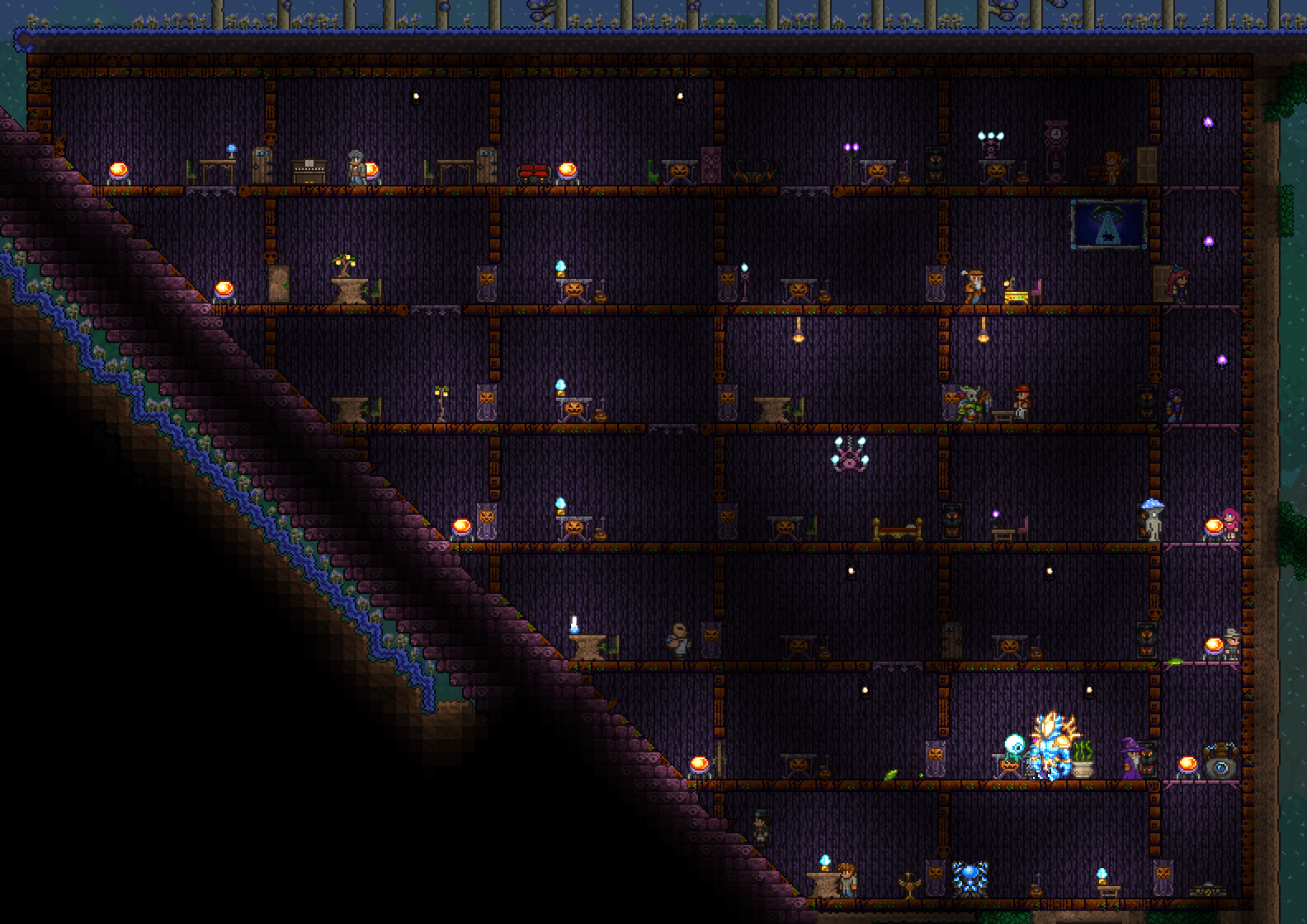 Need help enemies spawning in living area r/Terraria