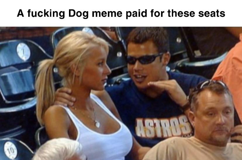 Me on opening day 2022🚀 dogecoin