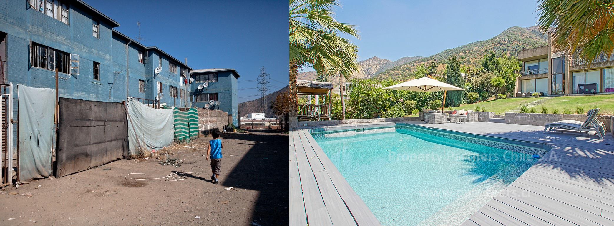 Average house Puente Alto vs Santa Maria Manquehue, Santiago, Chile