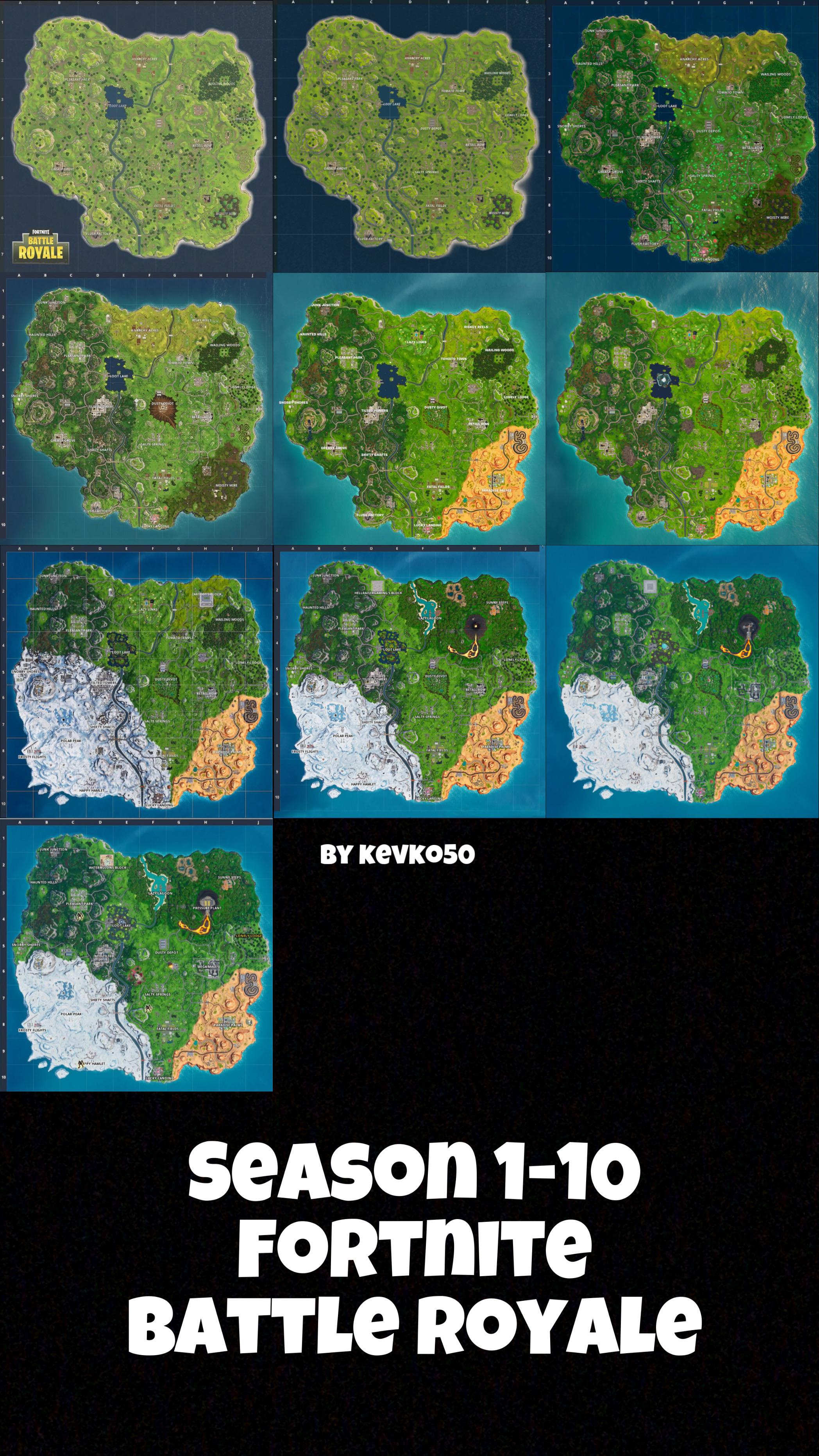 Fortnite Map Season 1