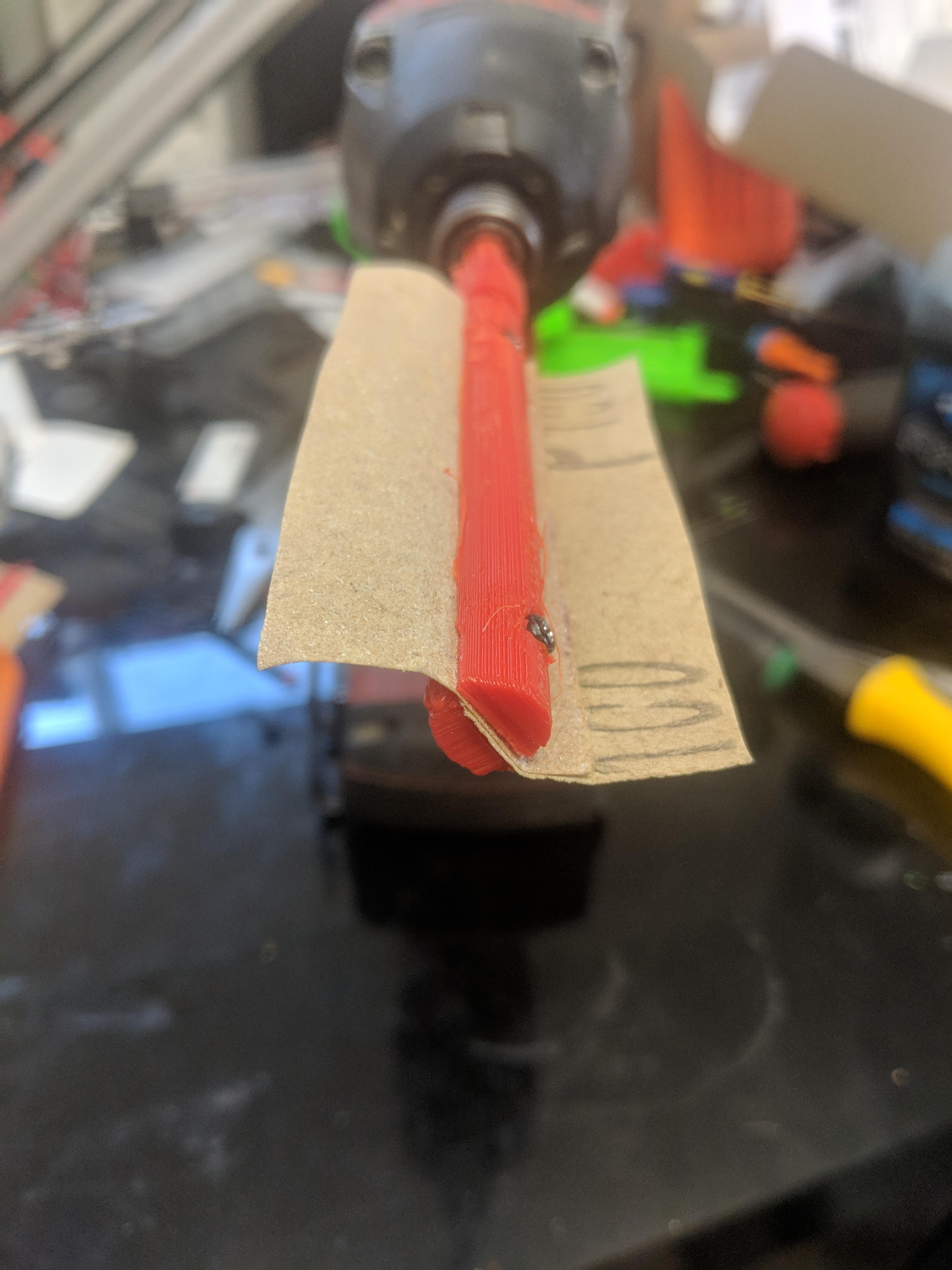 Barrel sanding tool r/Nerf