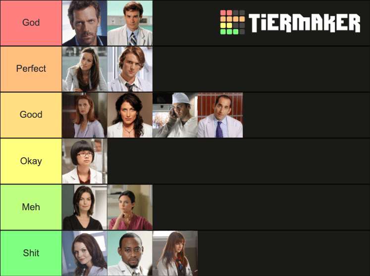 1040 best r/housemd images on Pholder My Tier List of House M.D