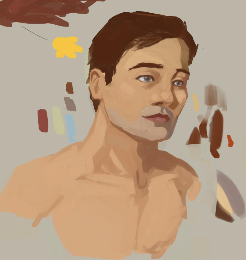 Practicing the color zones of the face r/learnart