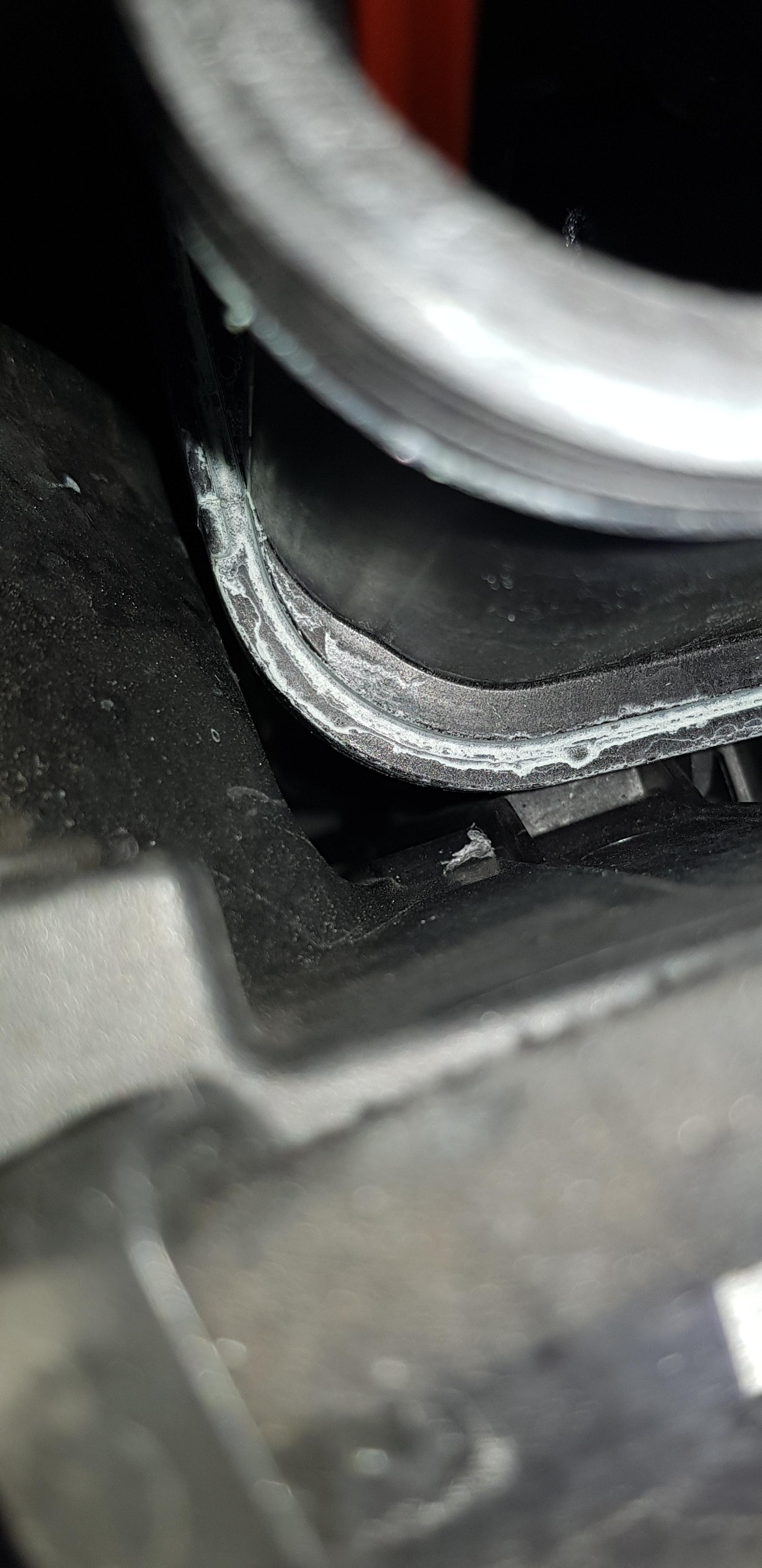 Is this a crack in my expansion tank? It's only one year old. r/e46