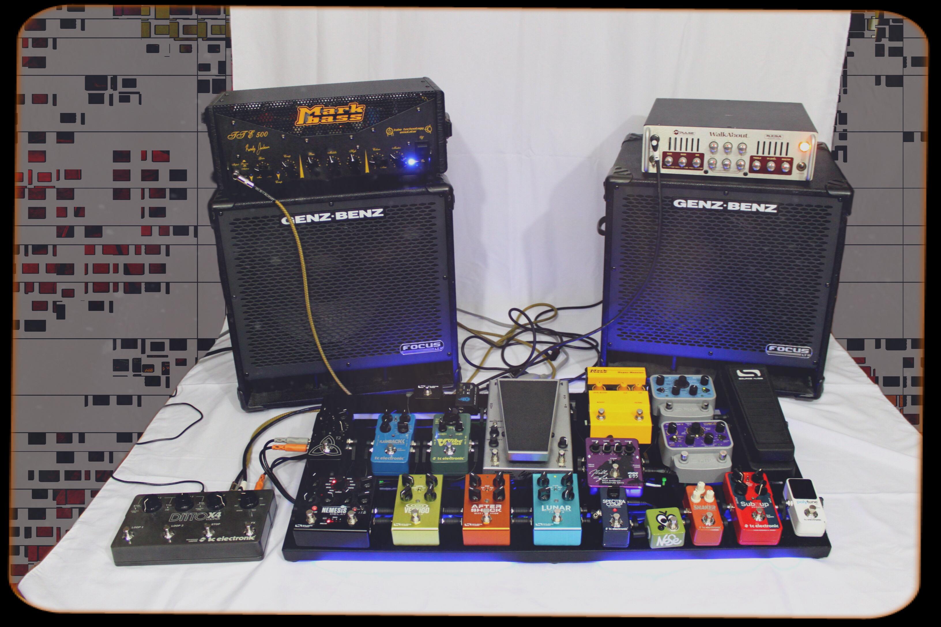Stereo bass rig r/guitarpedals