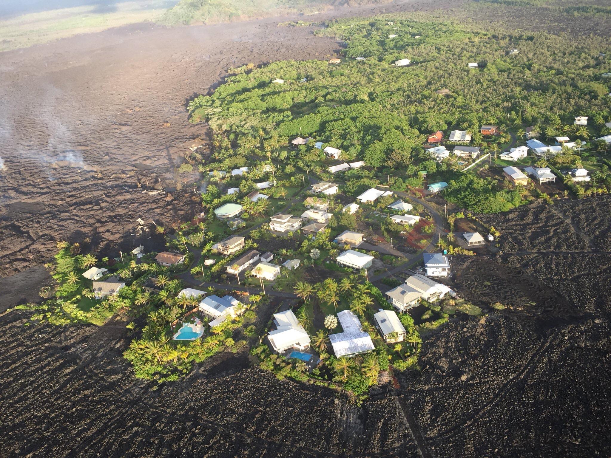 Lava from Hawaii’s Kilauea volcano destroyed hundreds of homes