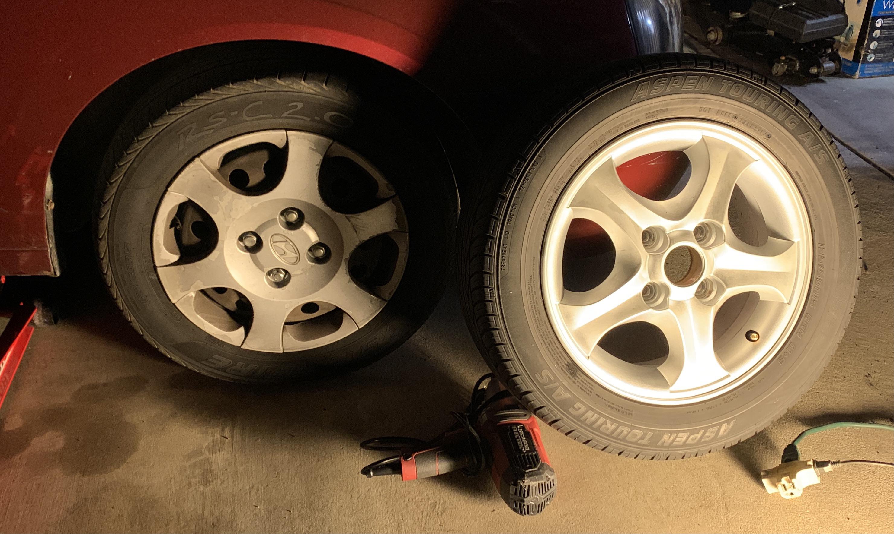 Just got some wheels from a junkyard, how good or bad is this tire