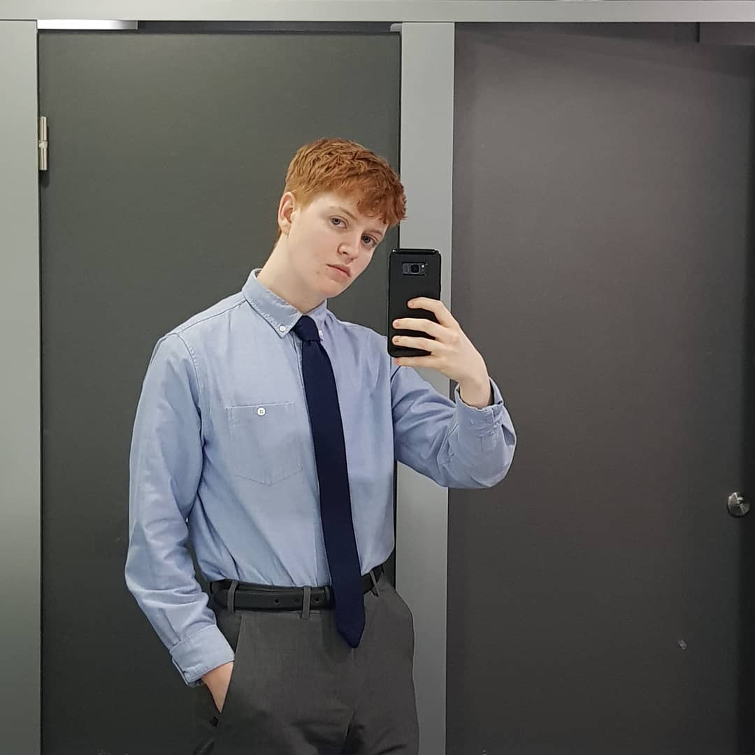 I started my first big boy job yesterday and although ties obviously don't have a gender, it's