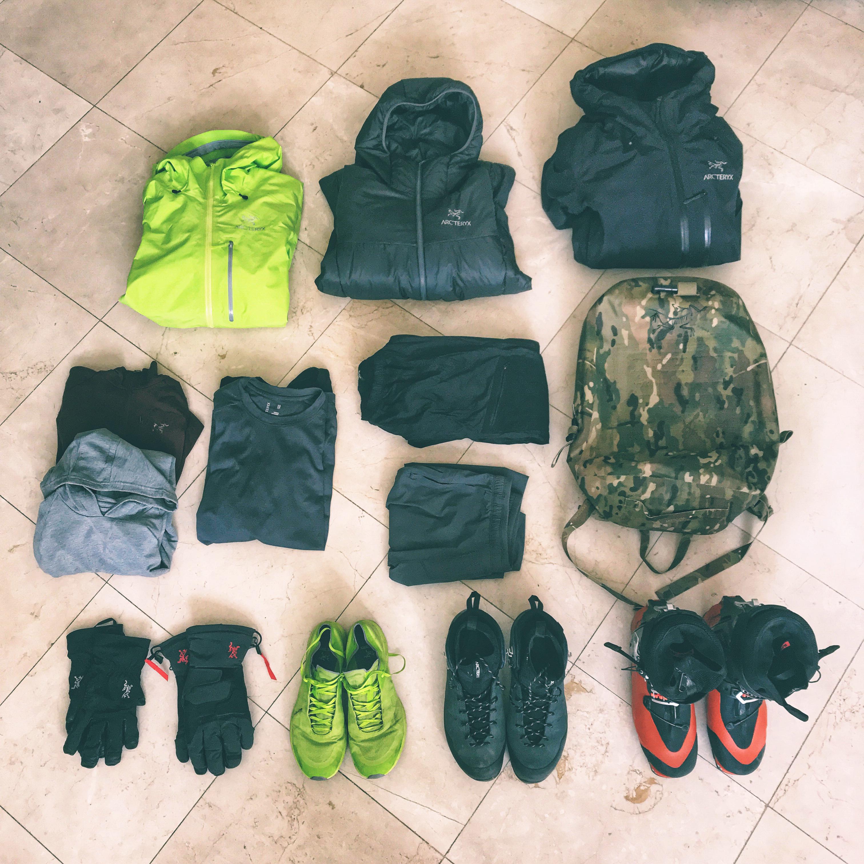 I've tested a lot of the Arc'teryx product line here's my kit