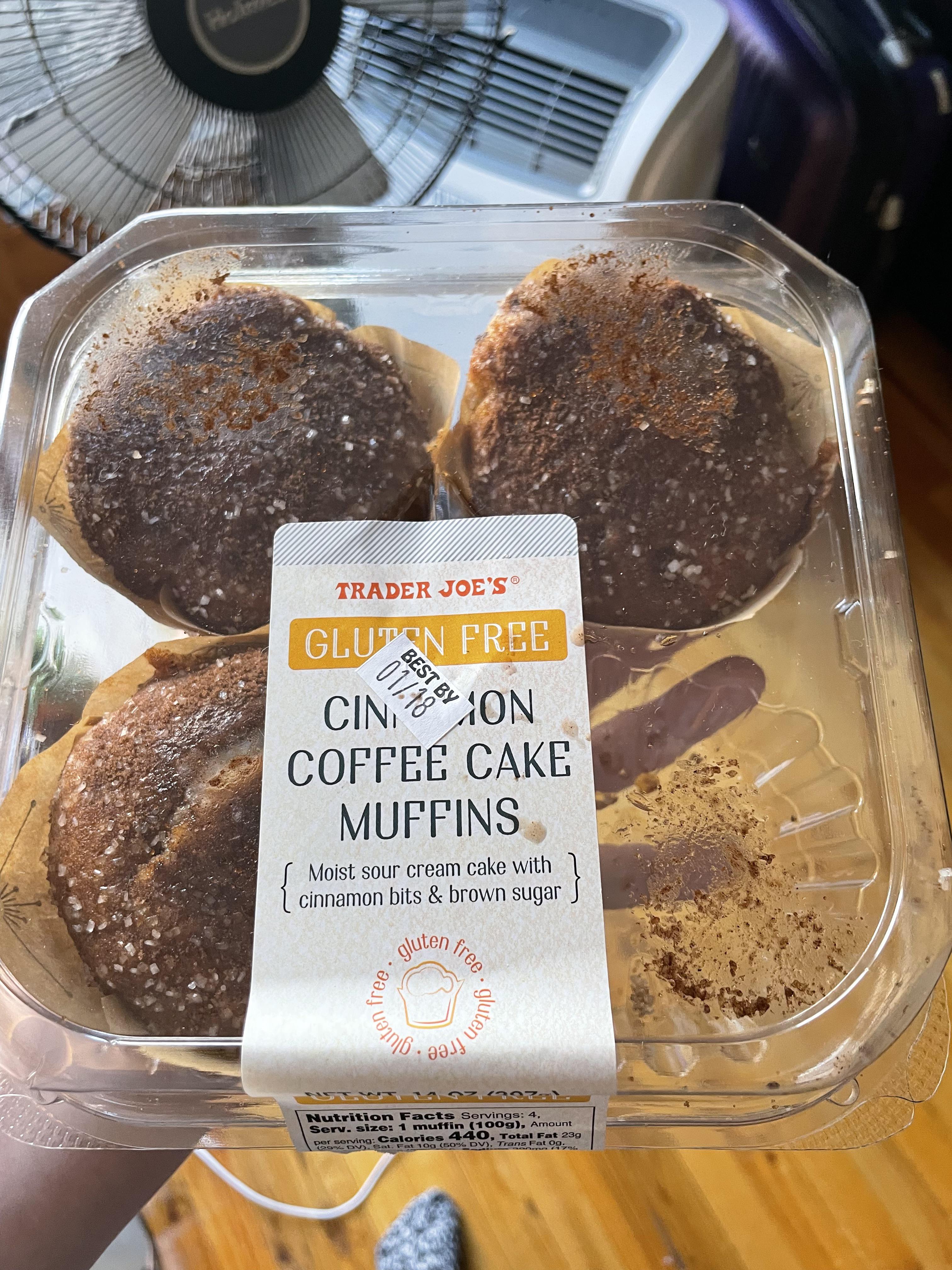Cinnamon Coffee Cake Muffins (Gluten Free!) traderjoes