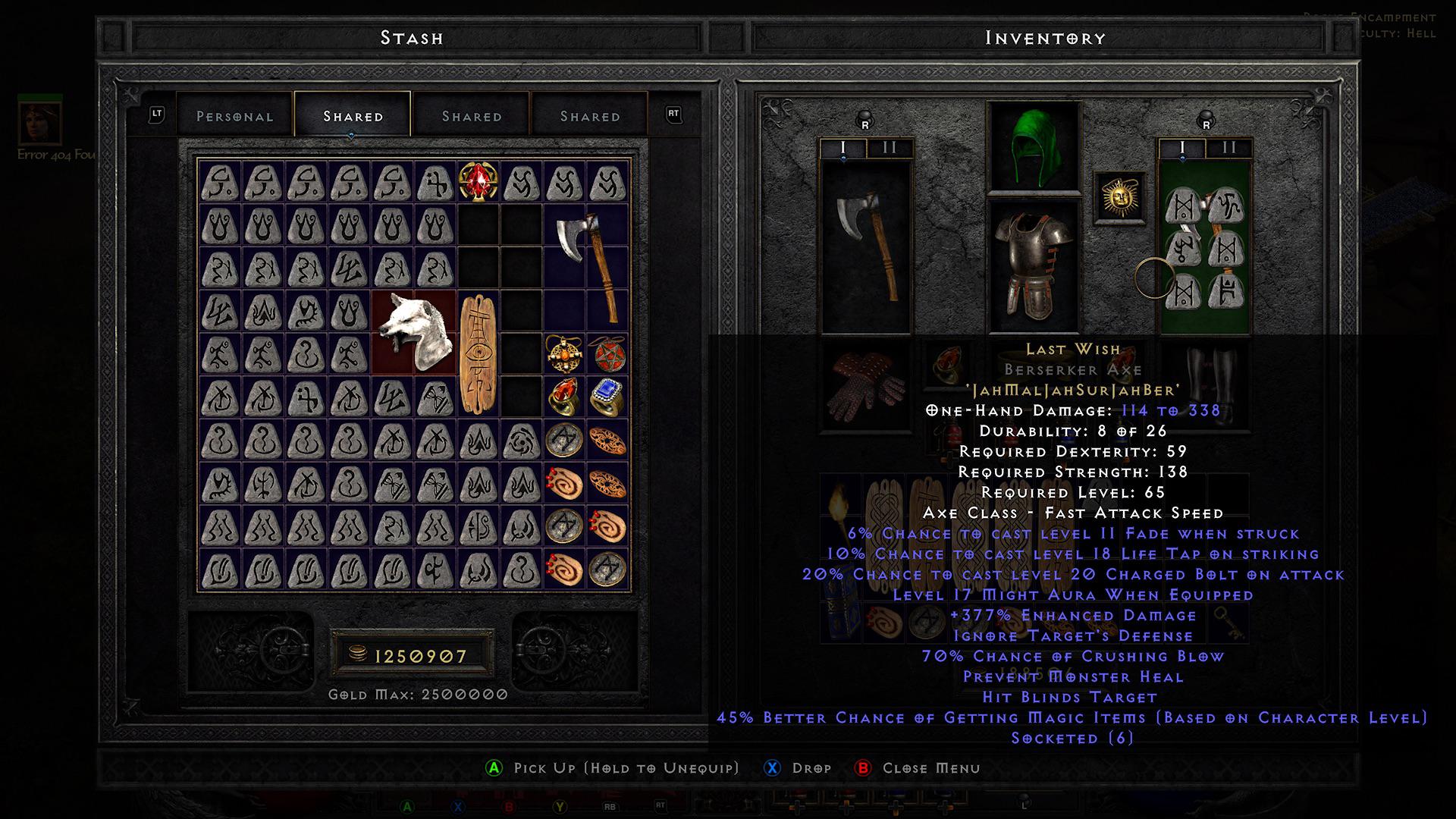 And my last wish is….. r/Diablo_2_Resurrected