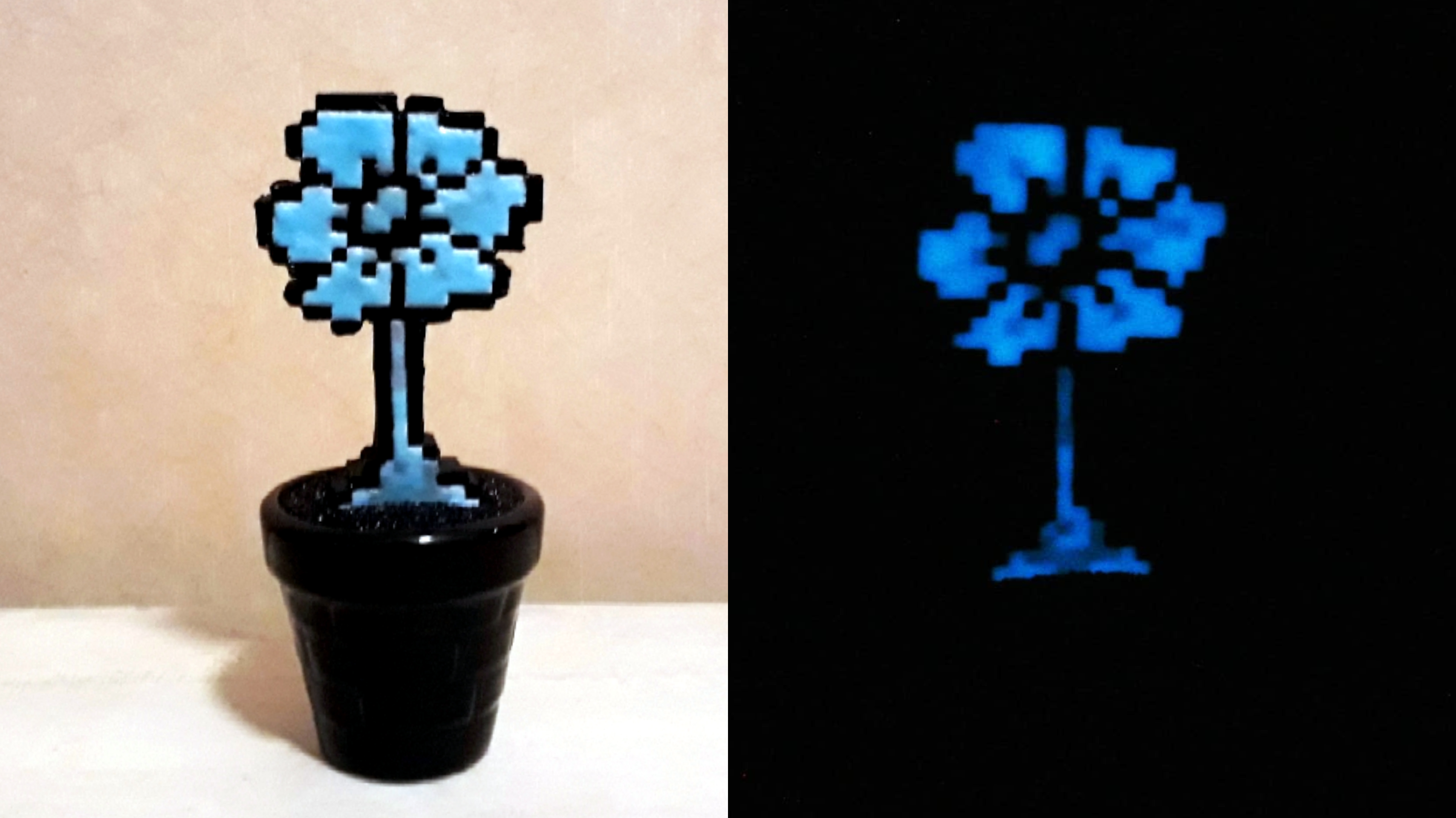 Made an Echo flower from Undertale to illuminate my room r/gaming