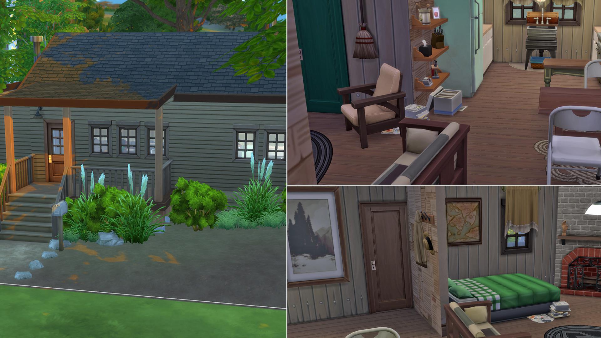 Binged Stranger Things and felt like creating Hopper's Cabin! r/Sims4