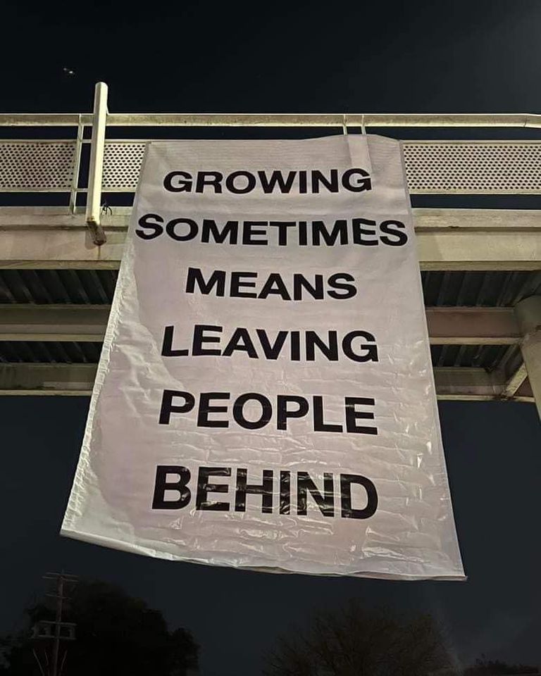 Growing sometimes means leaving people behind r/getbettereveryday