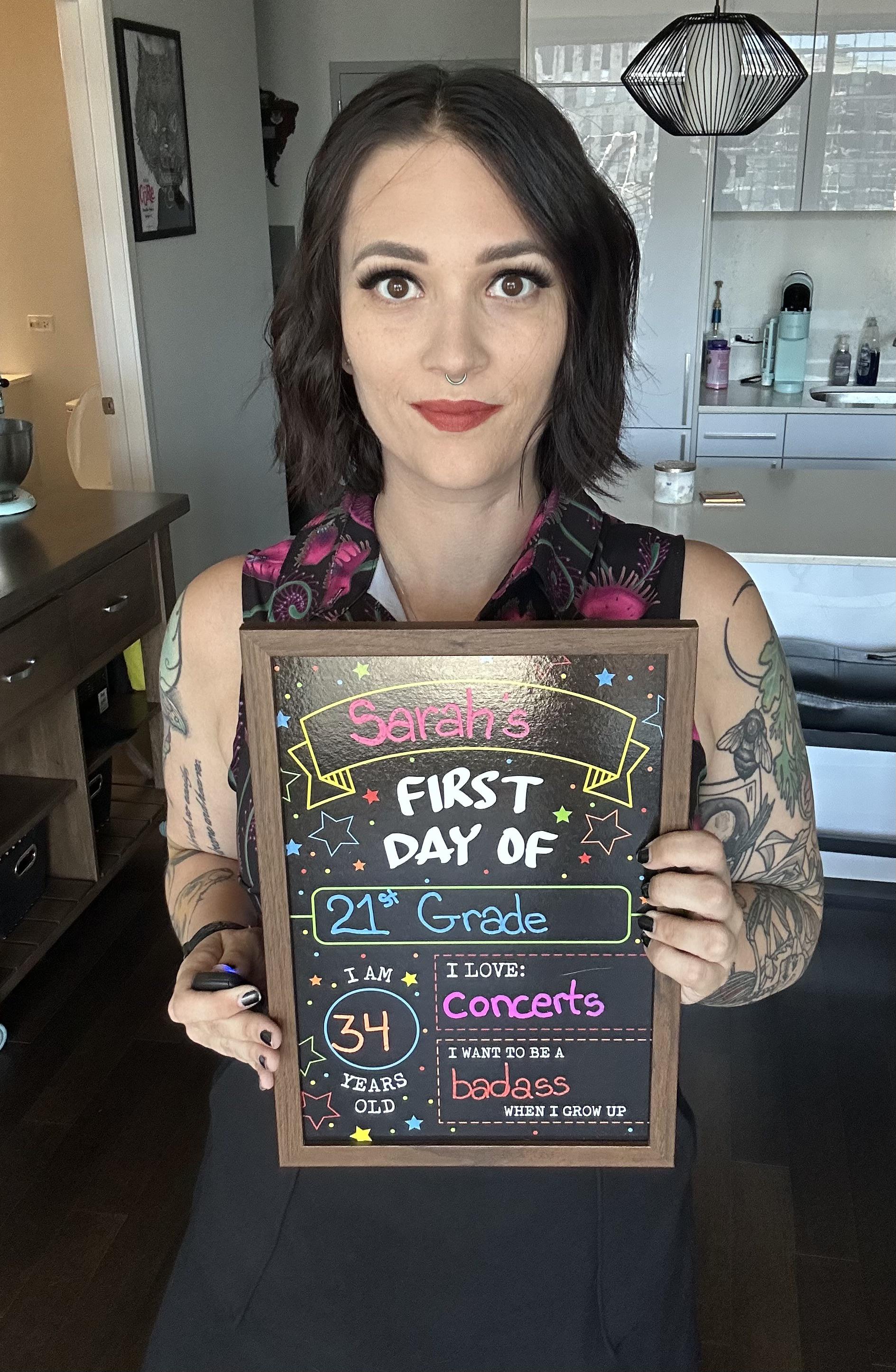 First day or for everyone asking if you’re too old to start. The answer is NO. r/PhD