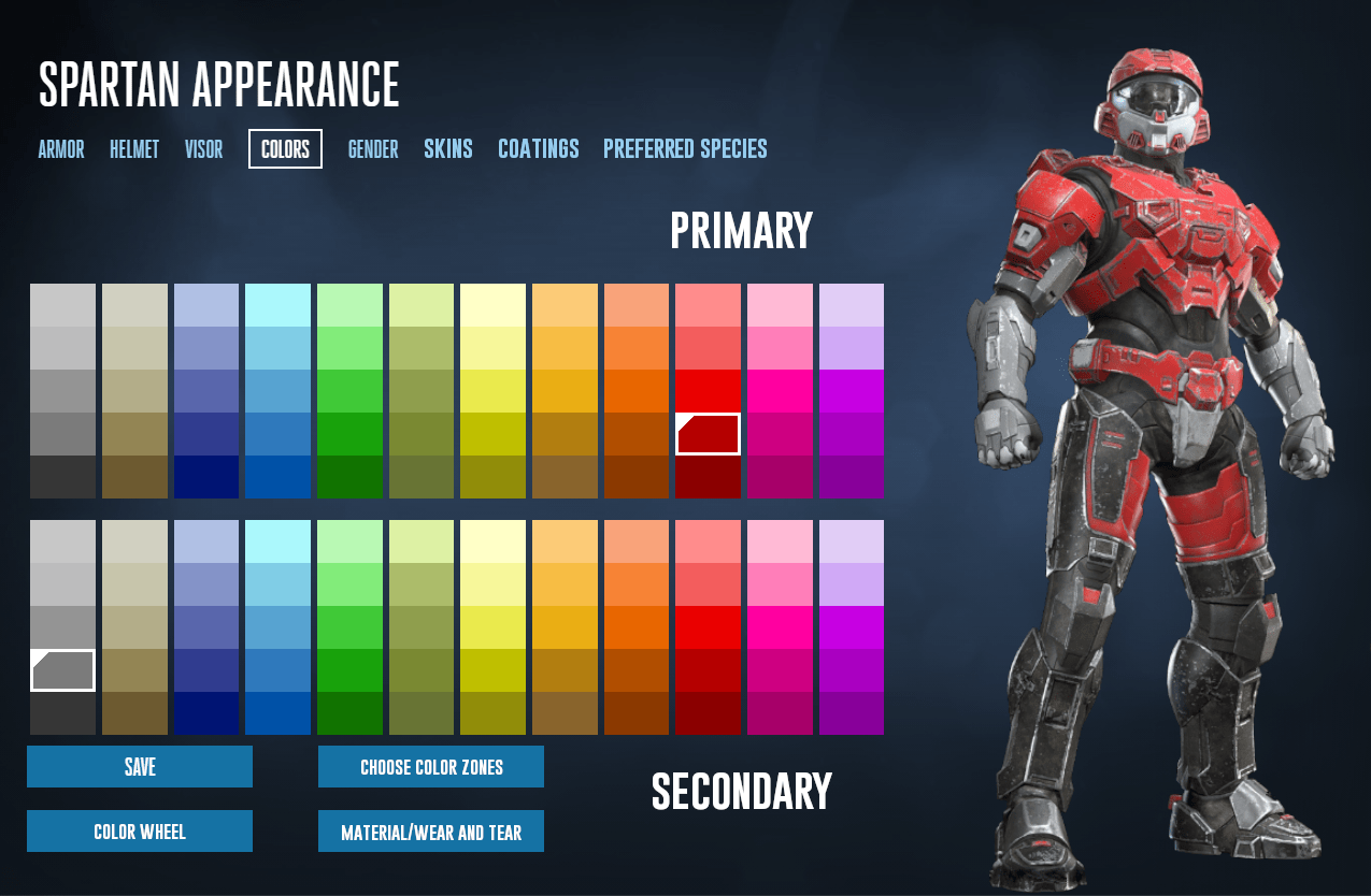 I decided to make what I think Halo Infinite's color customization