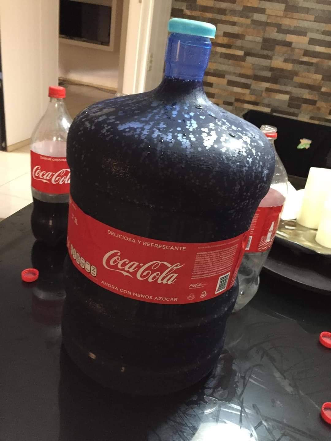 Gallon of Coke, 25+ health, 50+ refreshment, 75+ diabetes