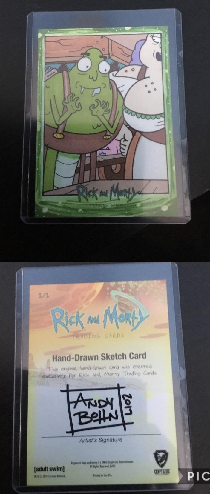 I bought a single pack of Rick and Morty cards and look at what I got