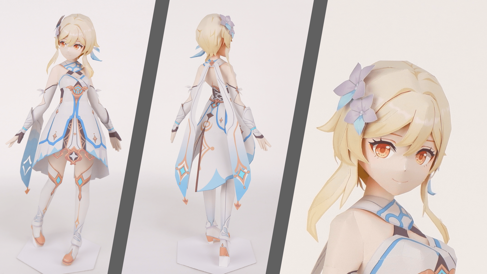Genshin Impact Barbara Papercraft papercraft essentials