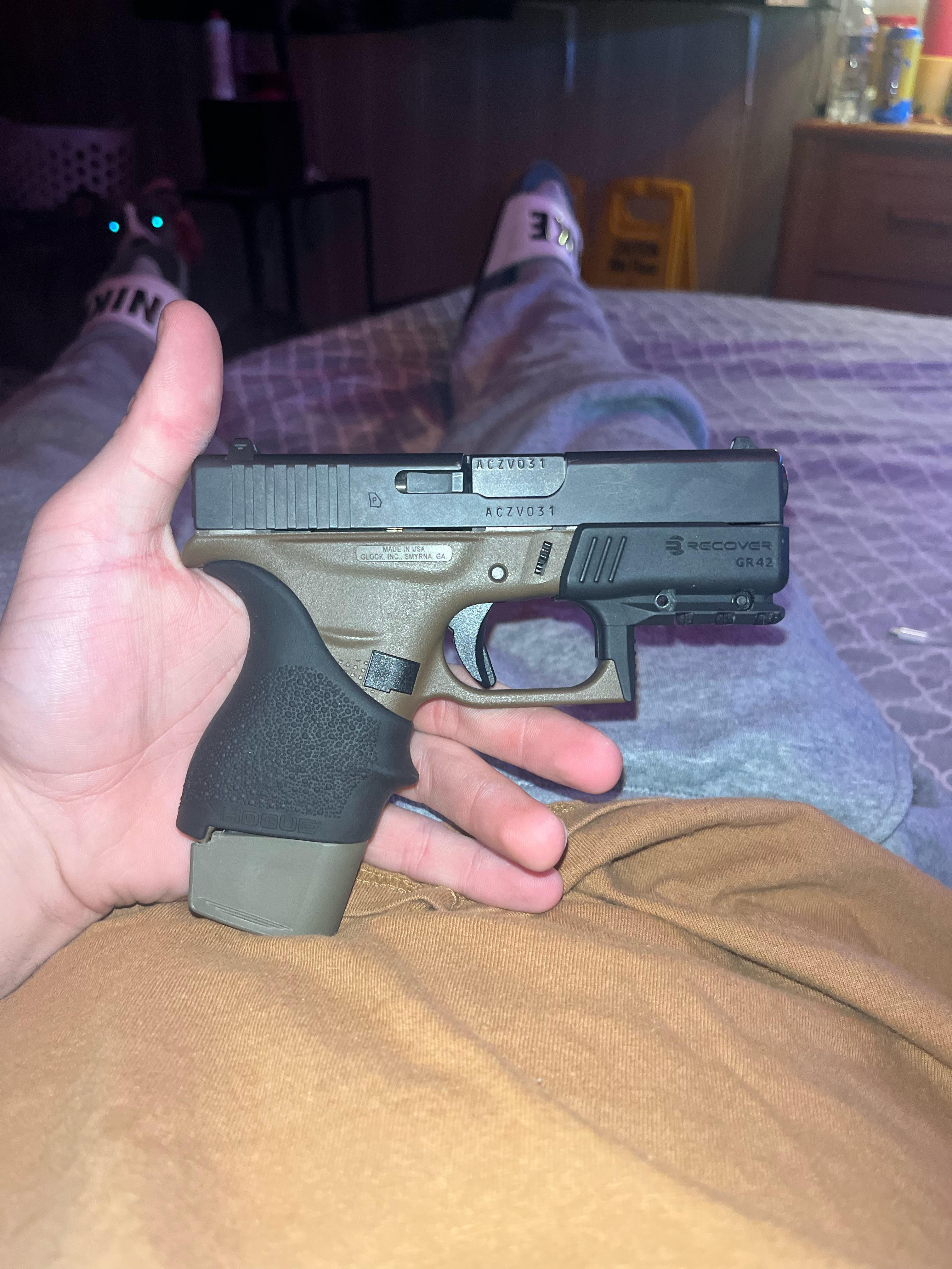 Glock 42 build🔥 laser/light Just needs a new trigger