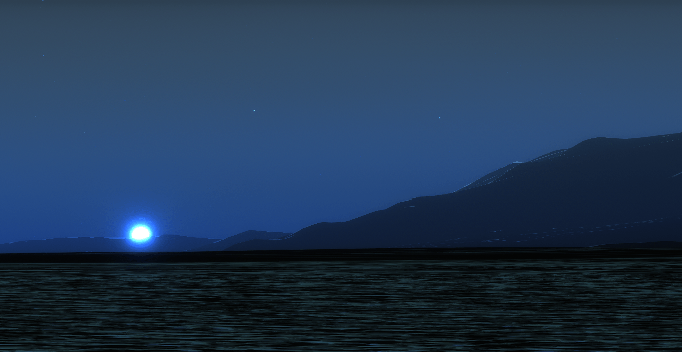 Sunset on Mars r/spaceengine