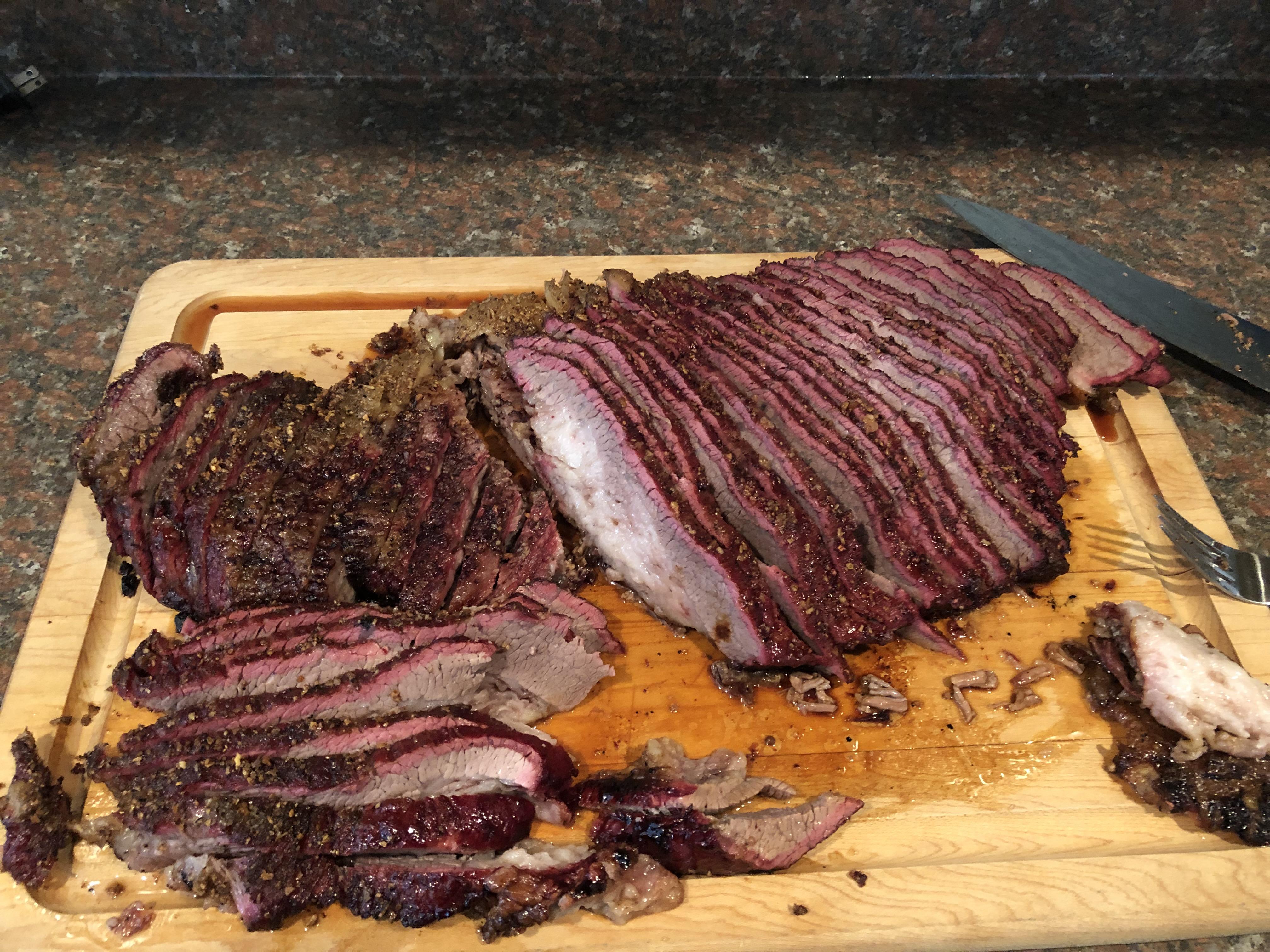 Full packer brisket on the pitboss 820D from a couple months ago. How