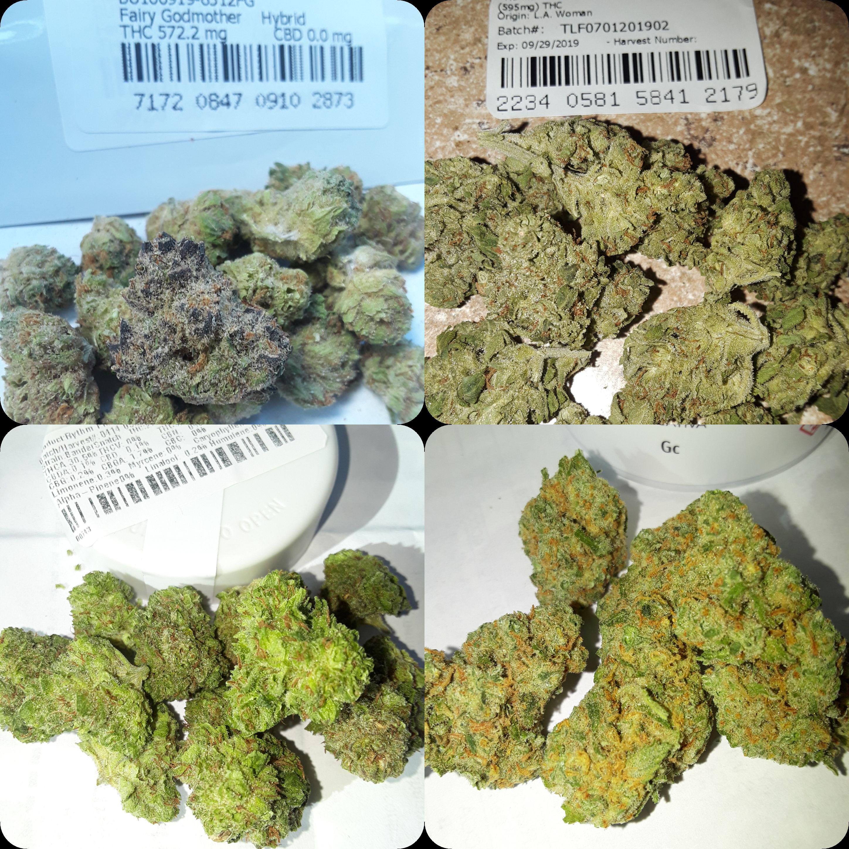 My favorite bud from every Dispensary I've tried so far. Top Left Müv