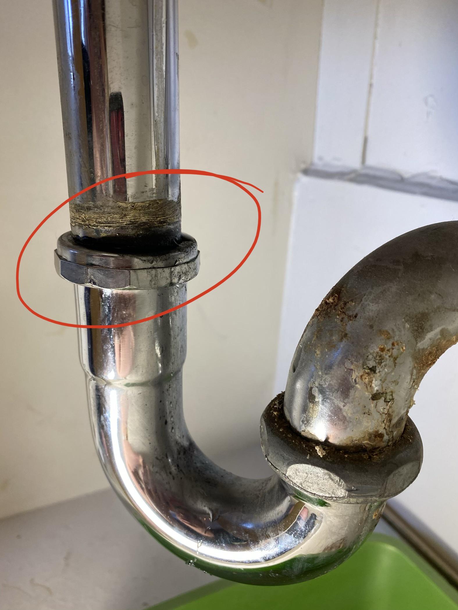 There is a leak under my kitchen sink. What do I do? fixit