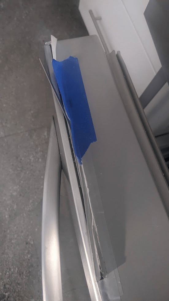 How do I fix this freezer plastic, want to use a glue or something so